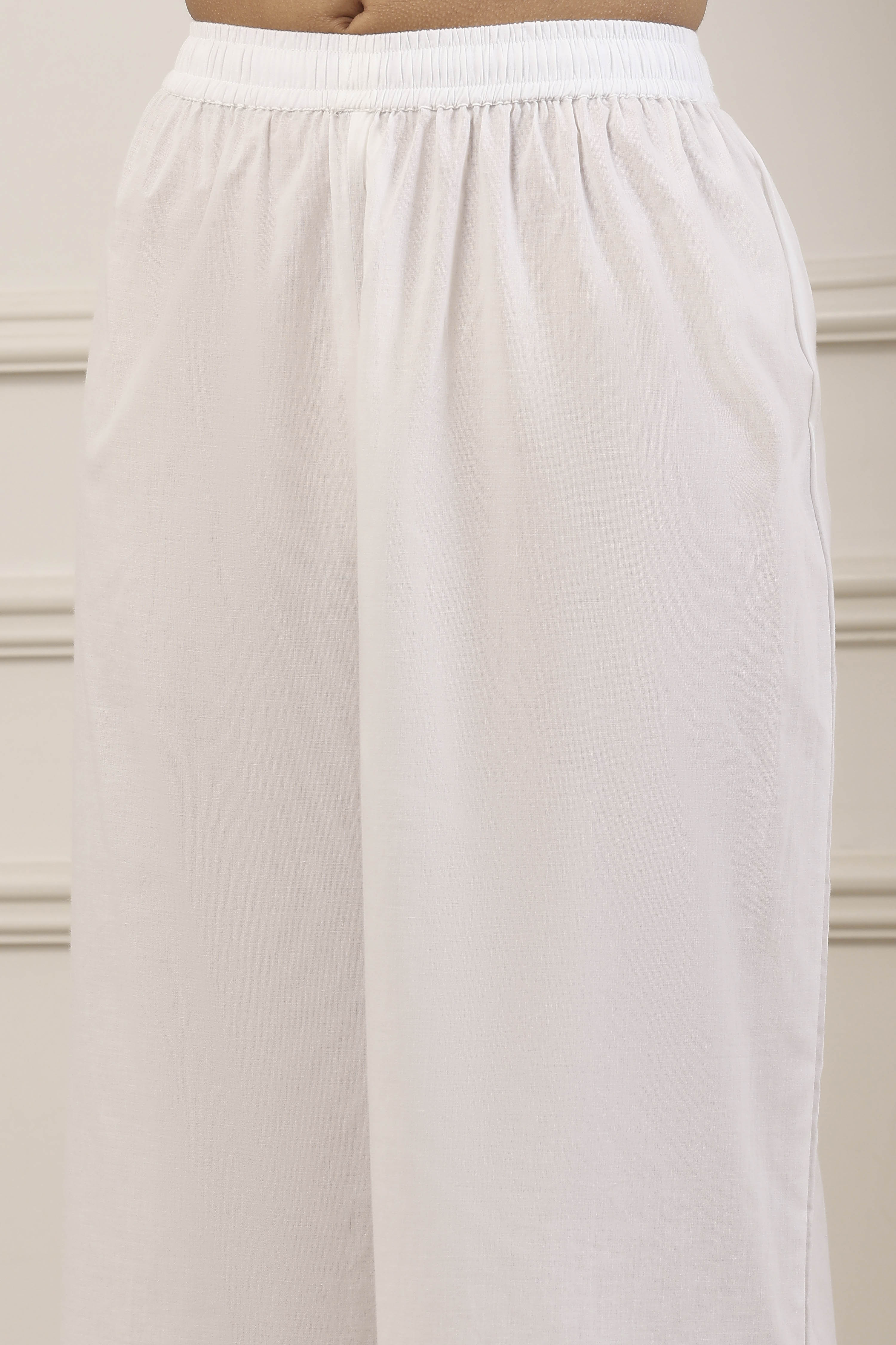 Black Cotton Straight Suit Set image number 2