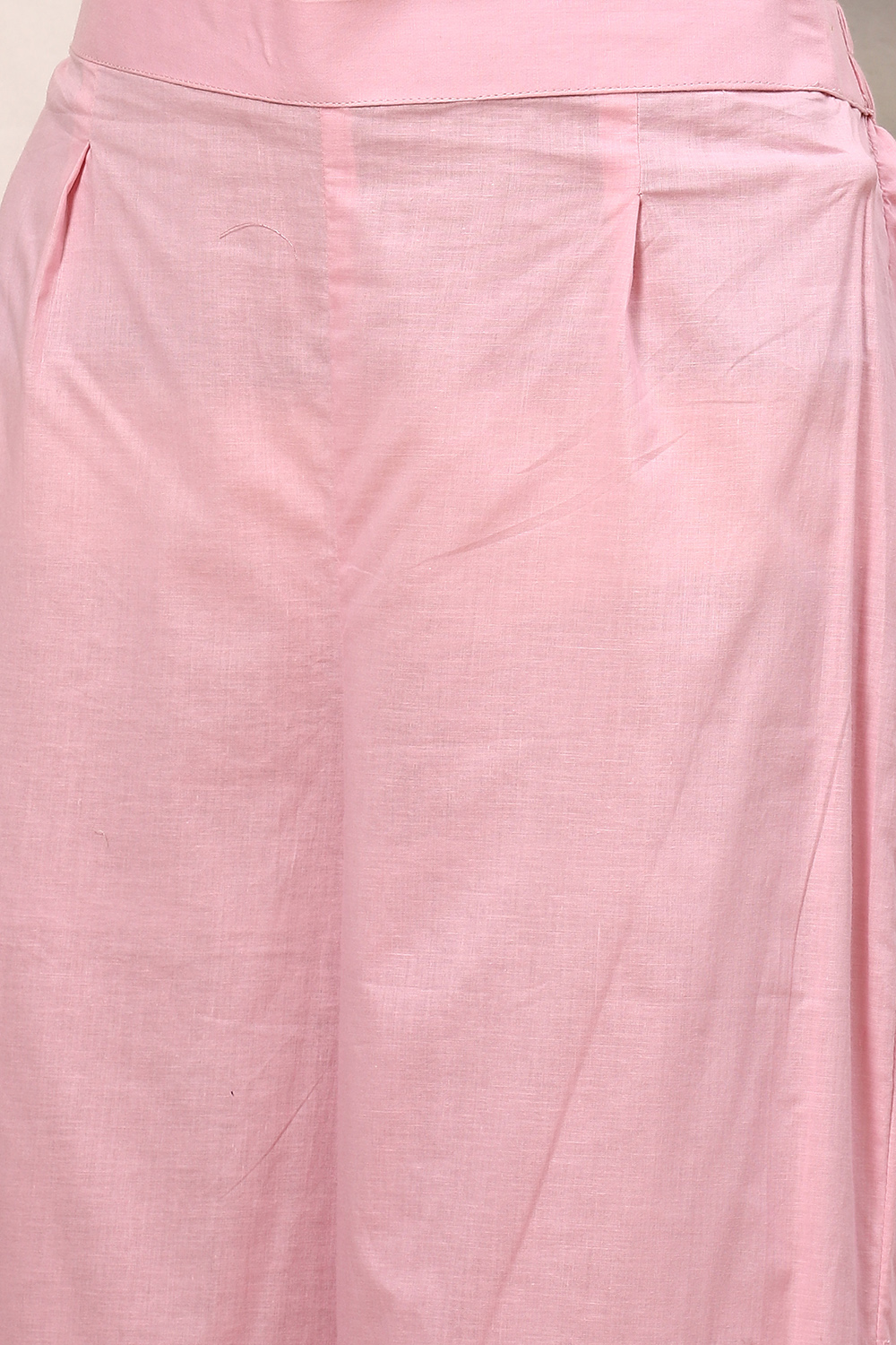 Light Pink Cotton Woven Unstitched Suit Set image number 3