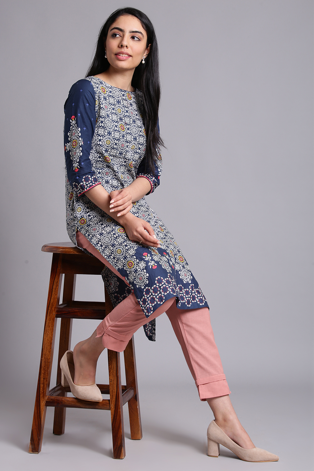 Green Bay Cotton Blend Solid Pant image number 2
