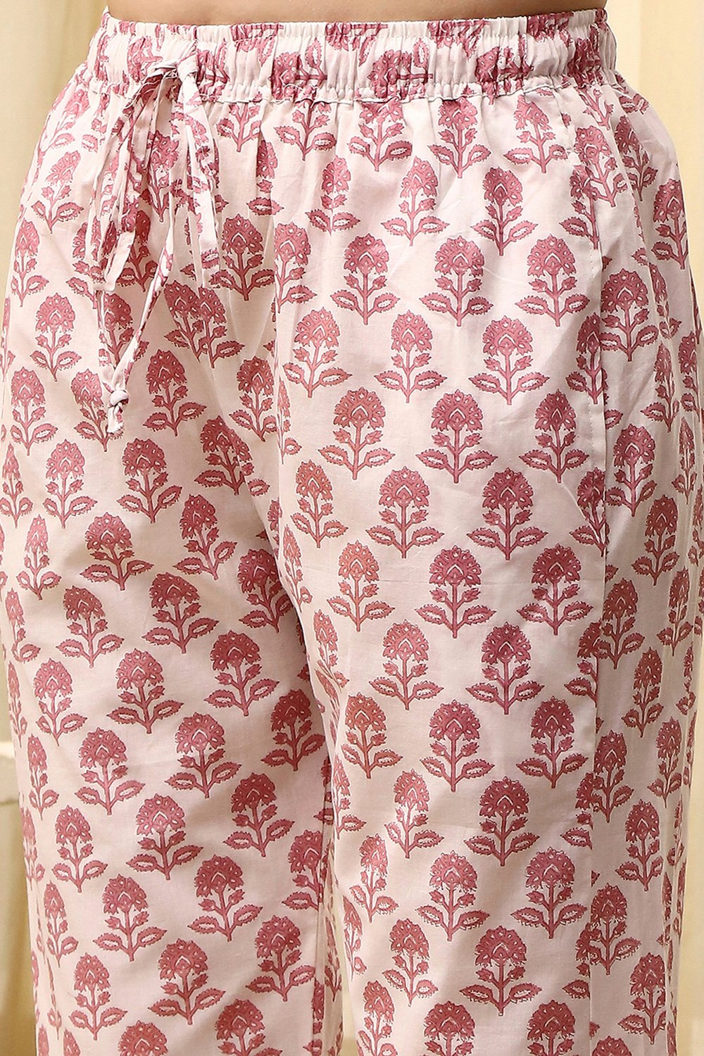 Blue Cotton Hand Embroidered Unstitched Suit Set image number 3