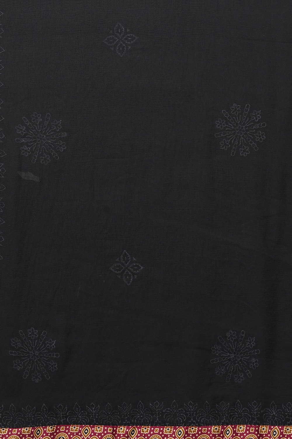 Black Satin Easy Stitch Suit Set image number 2