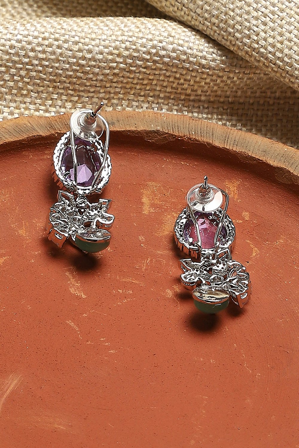 Purple Alloy Drop & Danglers image number 2