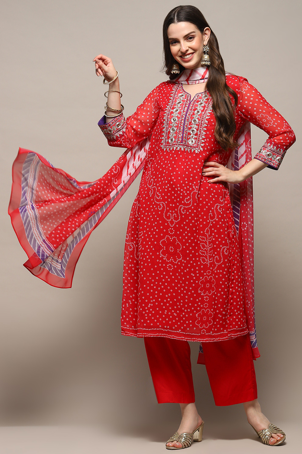 Mango Polyester Straight Suit Set image number 0