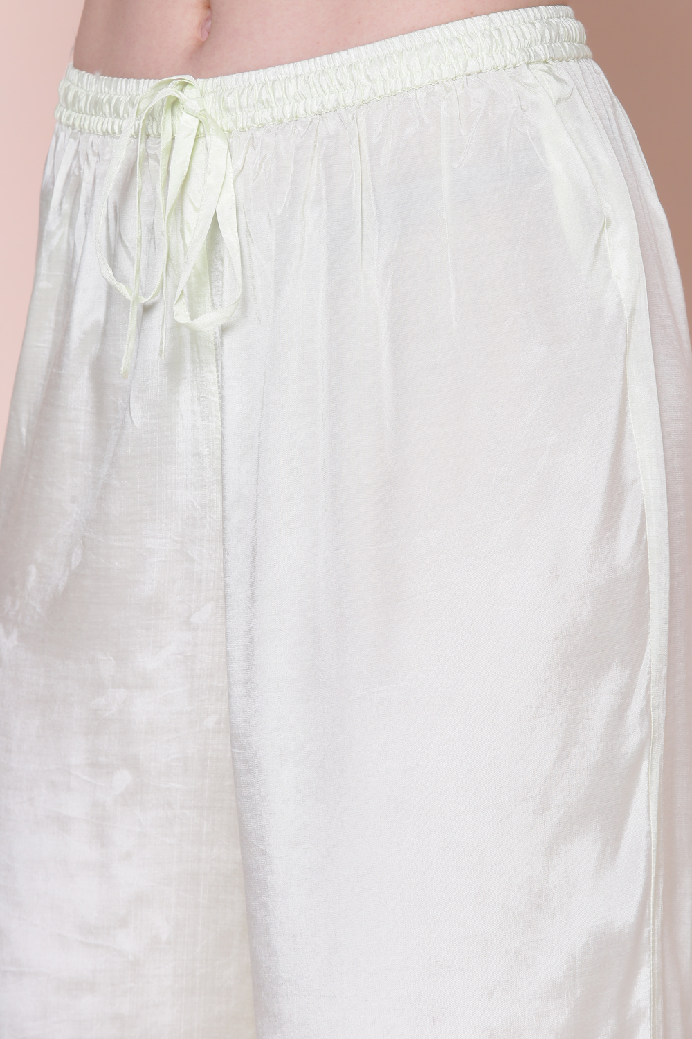 Blue Viscose A-line Tunic Pants Set image number 5