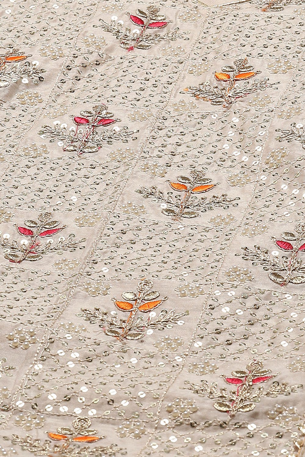 Pink Modal Unstitched Suit Set image number 2
