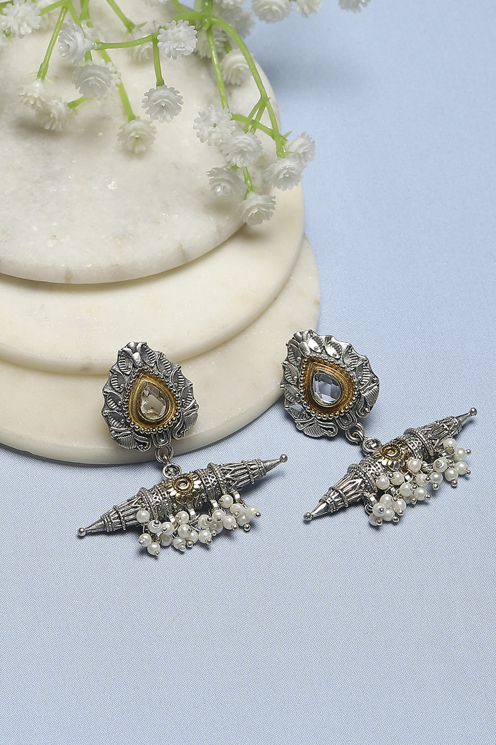 Oxid Gold Brass Drop & Danglers image number 0
