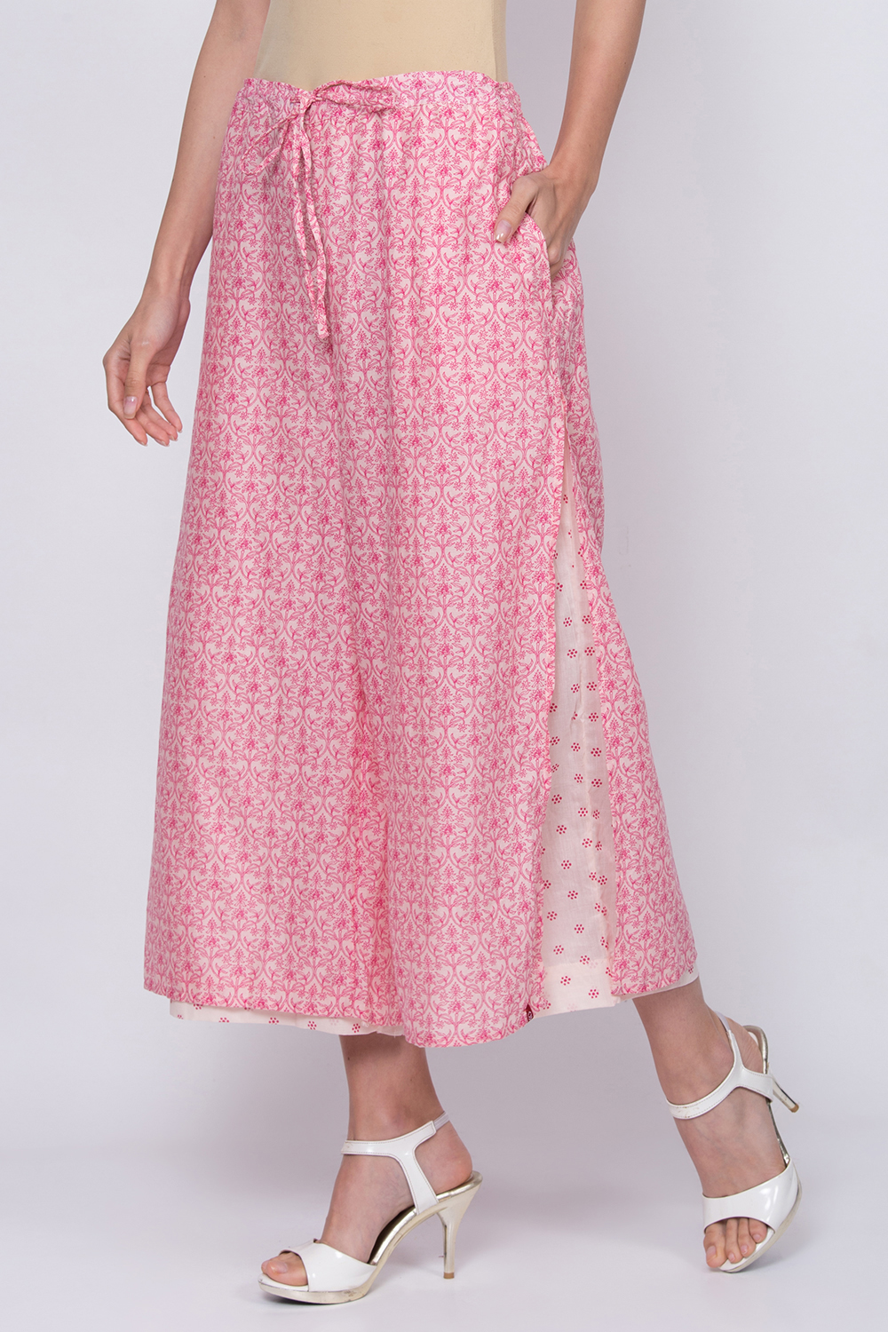 Pink Cotton Palazzo image number 0