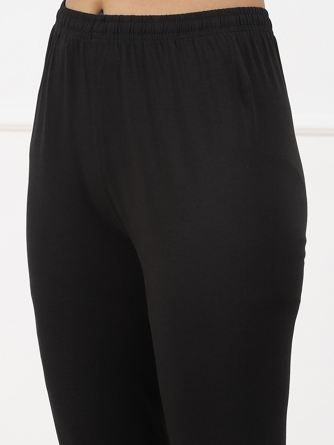Yellow Cotton Lycra Churidar image number 1