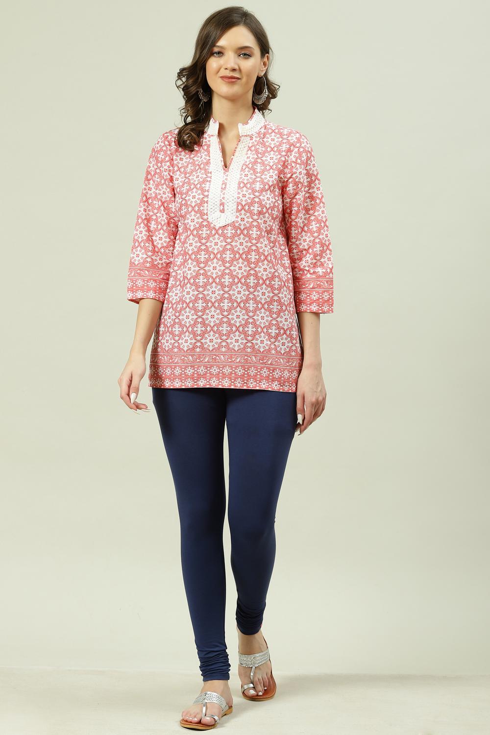 Camel Cotton Blend Solid Churidar image number 5