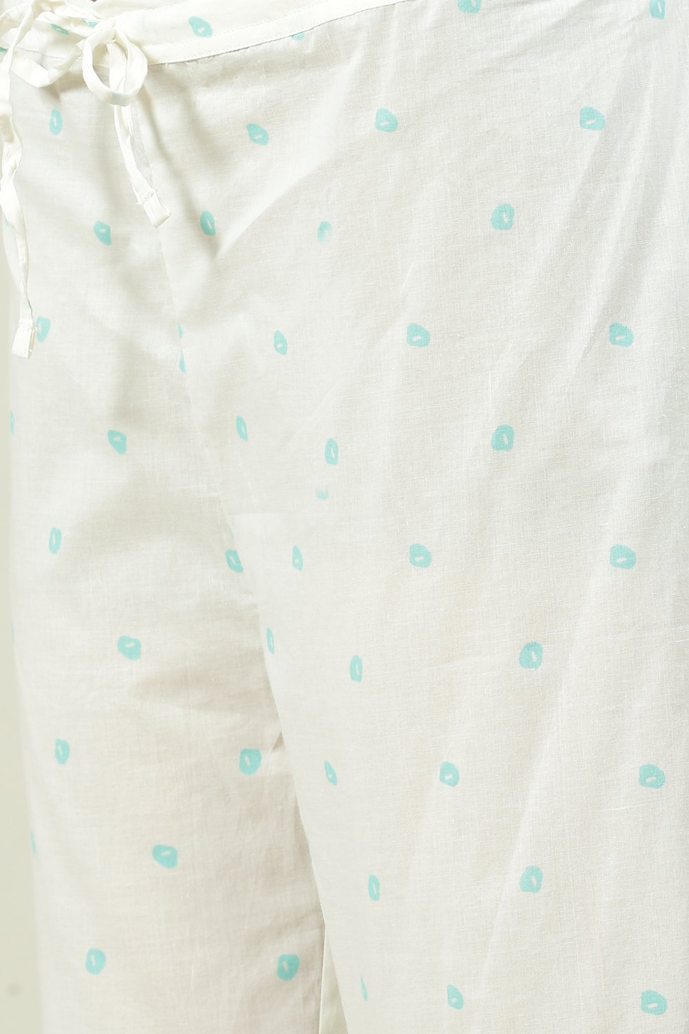 Pink Printed Cotton Straight Kurta Palazzo Suit Set image number 3