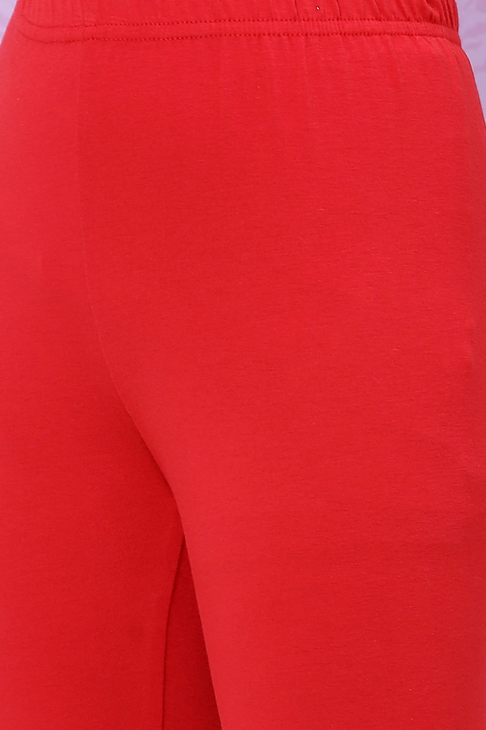 Red Cotton Girls Anarkali Kurta Churidar Suit Set image number 4