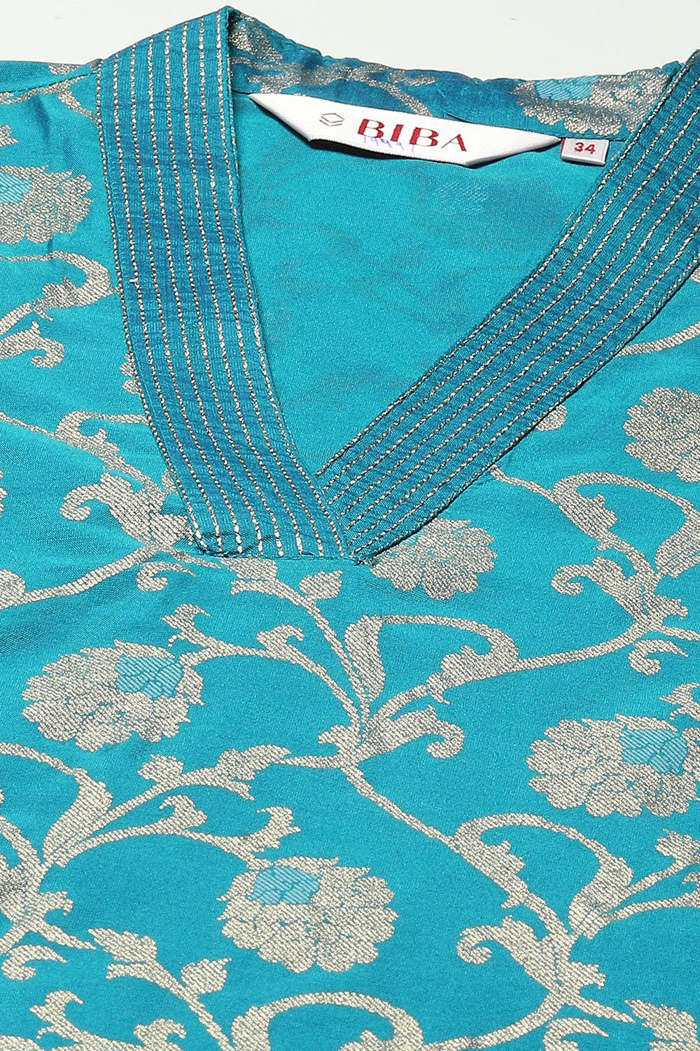 Red Poly Viscose Straight Printed Kurta image number 1
