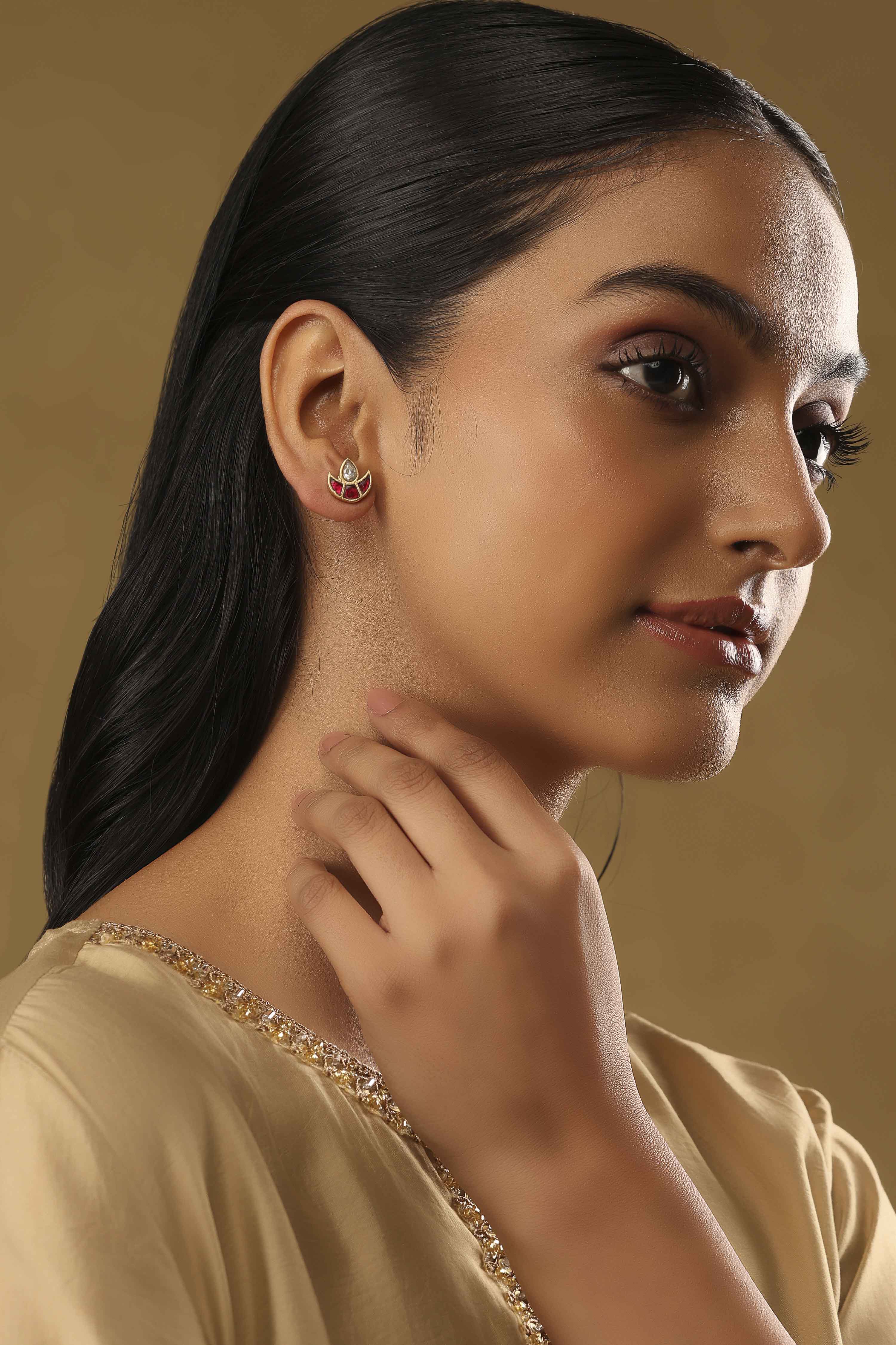 Multicolor Brass Studs image number 3