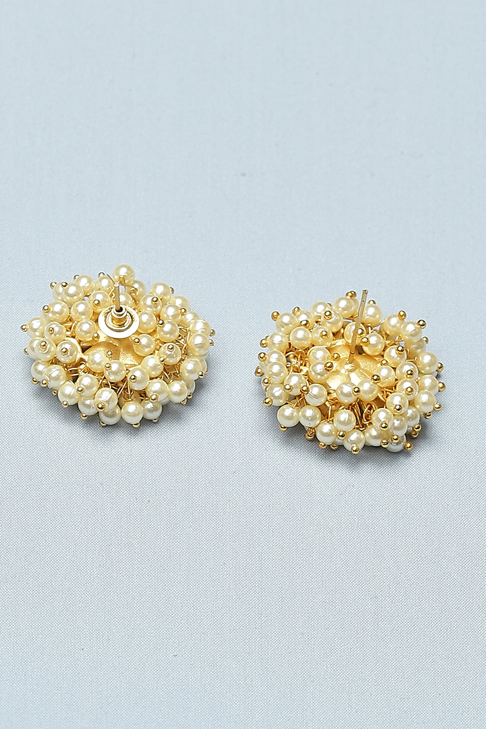 Gold Flower Studs image number 2