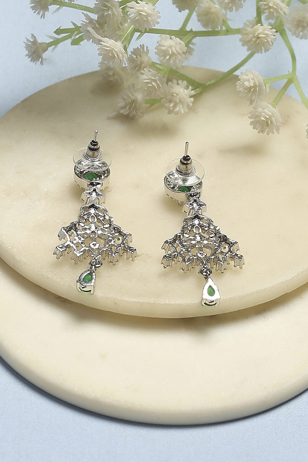 Green Alloy Drop & Danglers image number 2