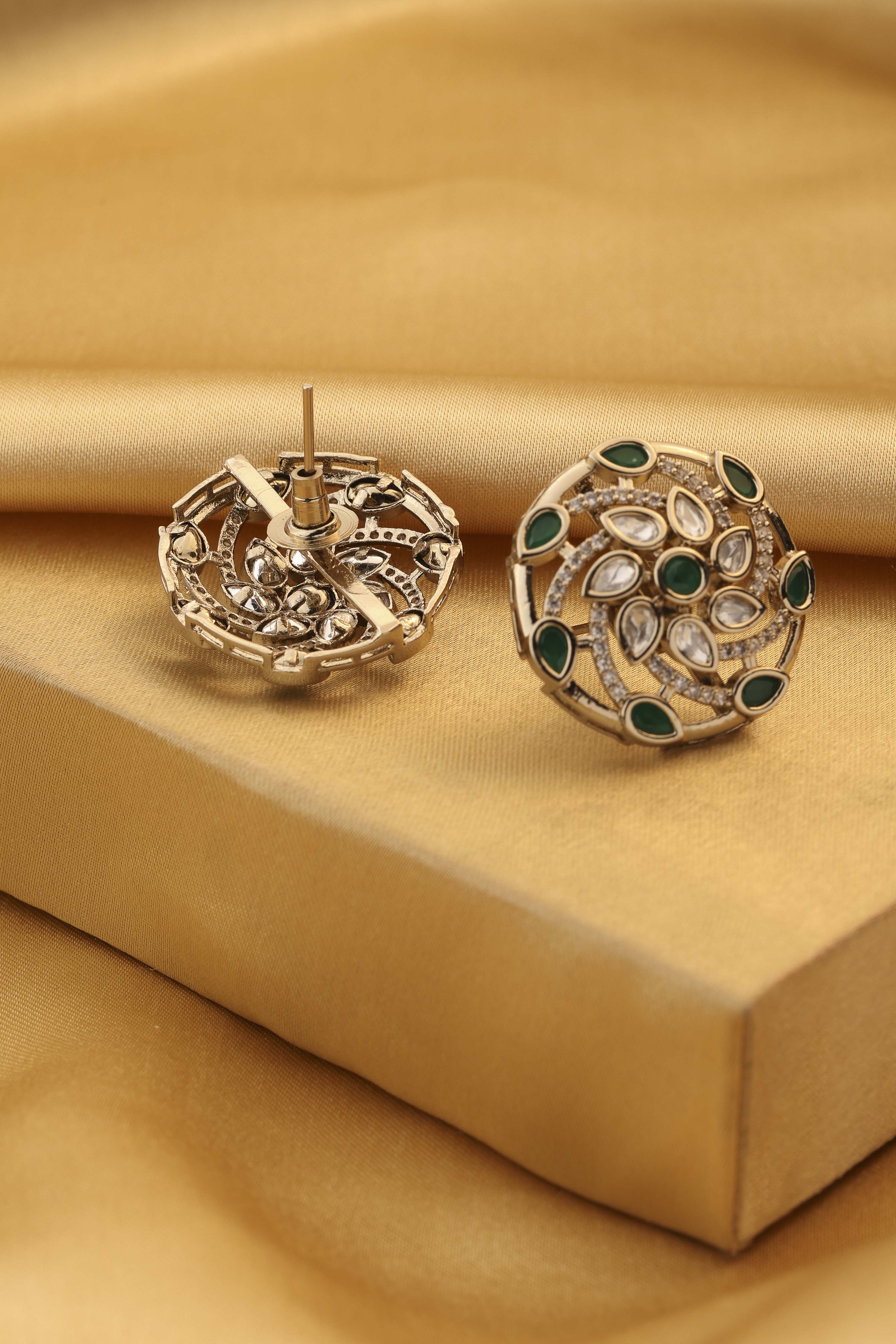 Green Brass Studs image number 2