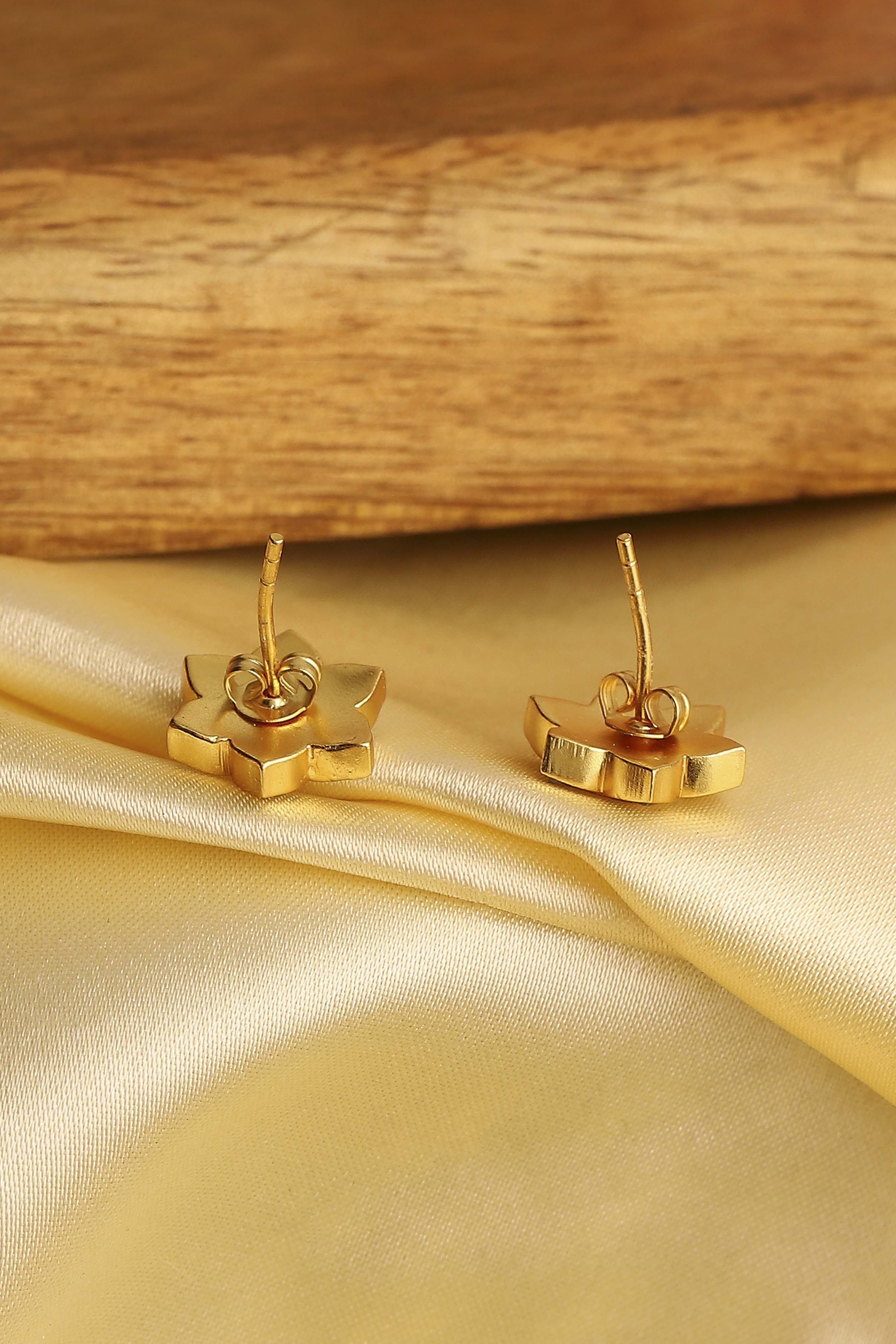 Dark Pink Brass Studs image number 2