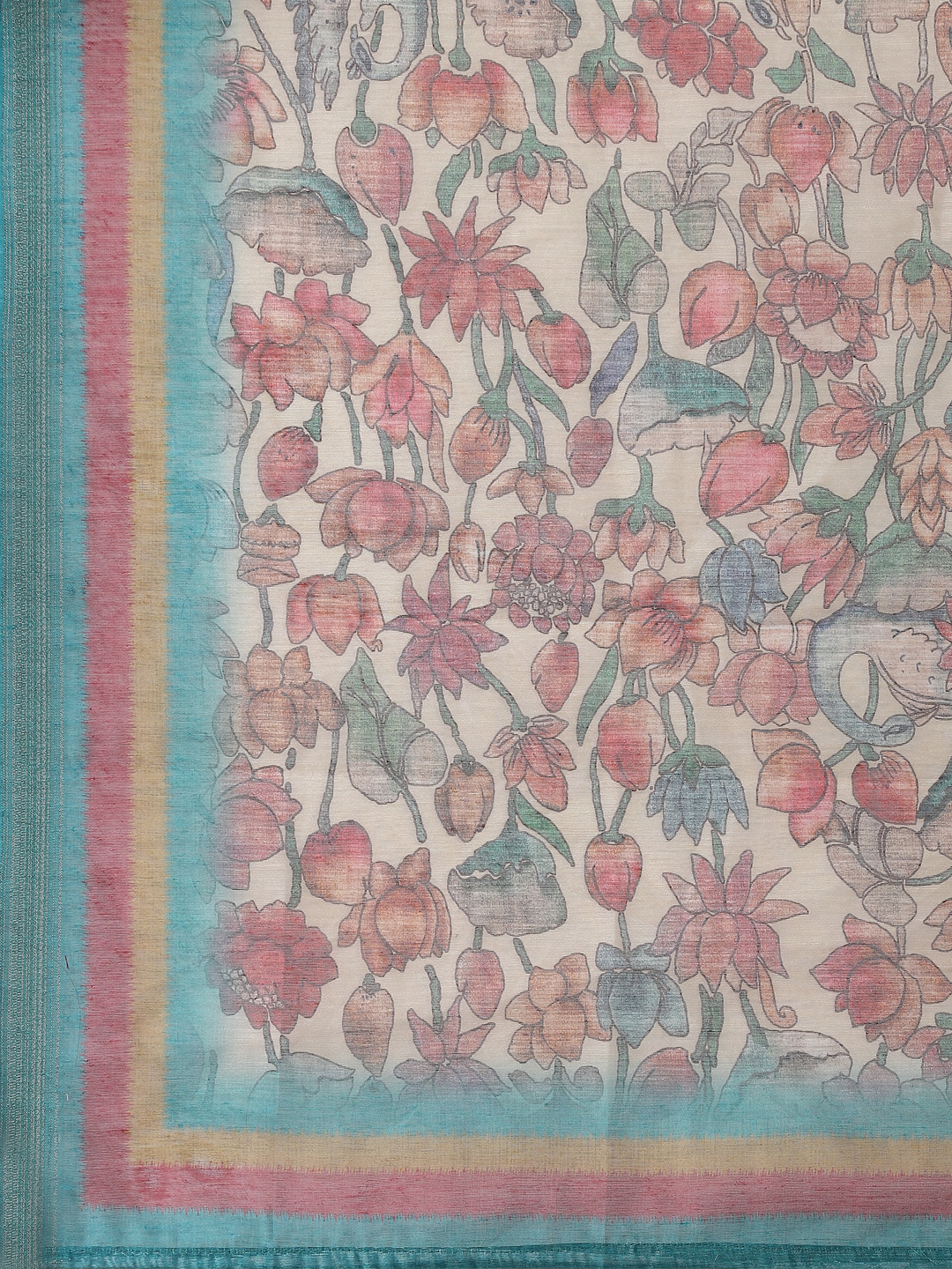 Neutral Chanderi Easy Stitch Suit Set image number 3