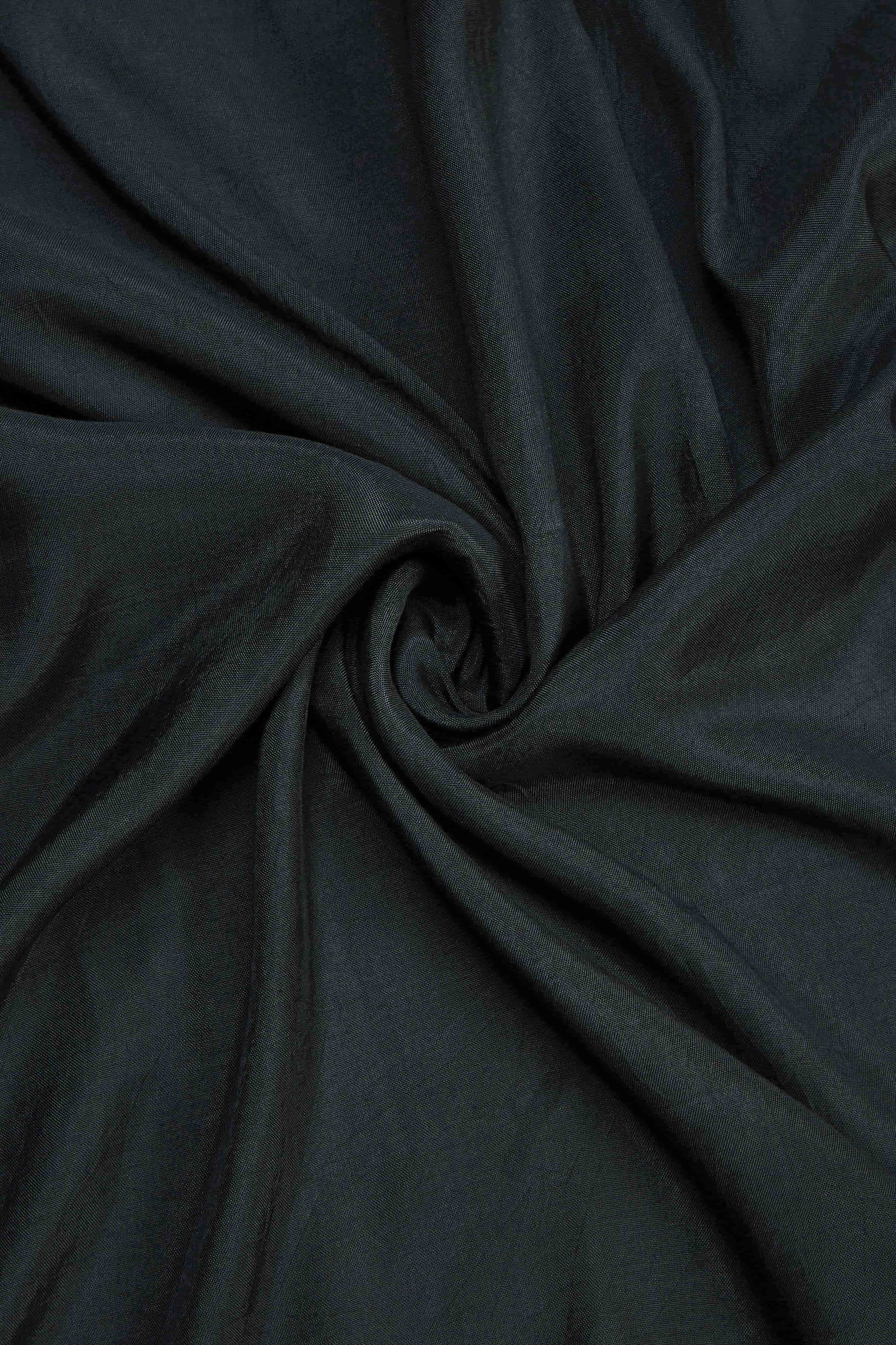 Grey Chanderi Rajasthani Print Unstitched Suit Set image number 2