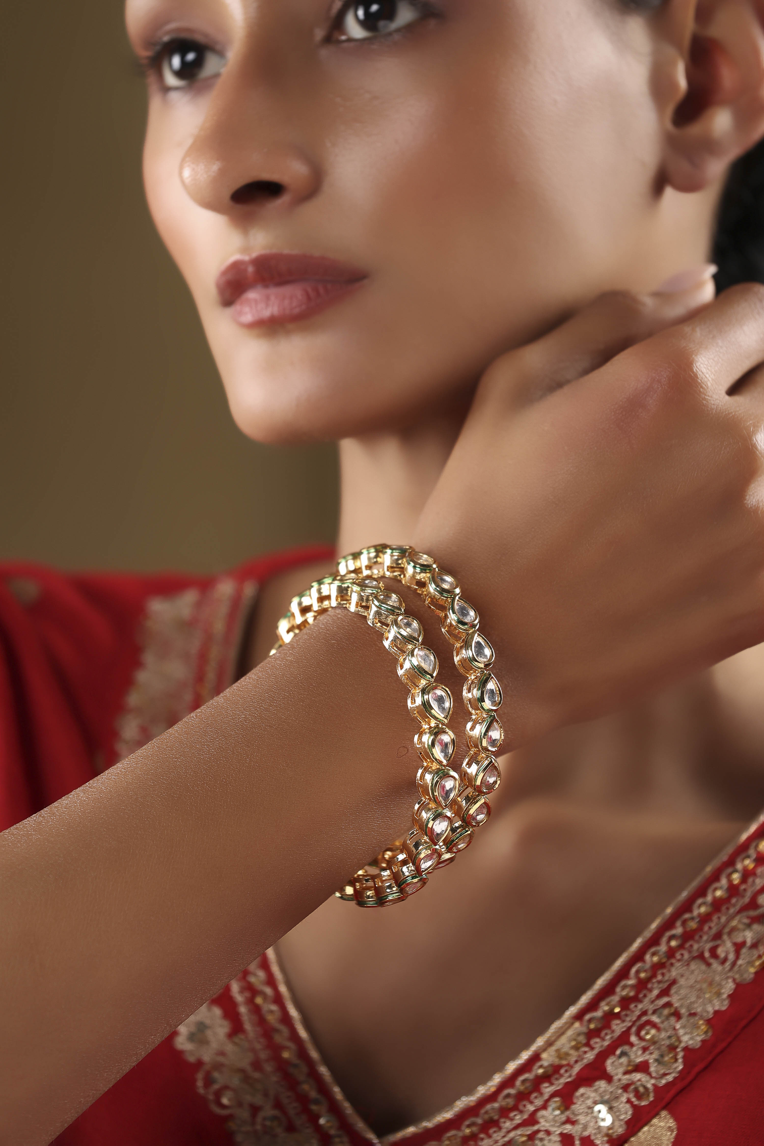 Gold Brass Bangle image number 3