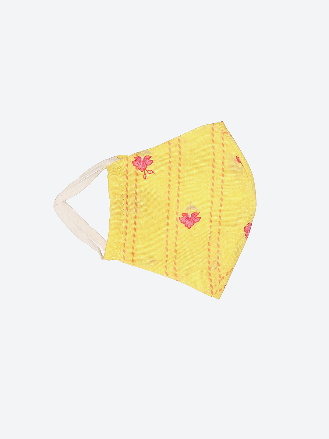 Yellow Cotton Tired Dress image number 3