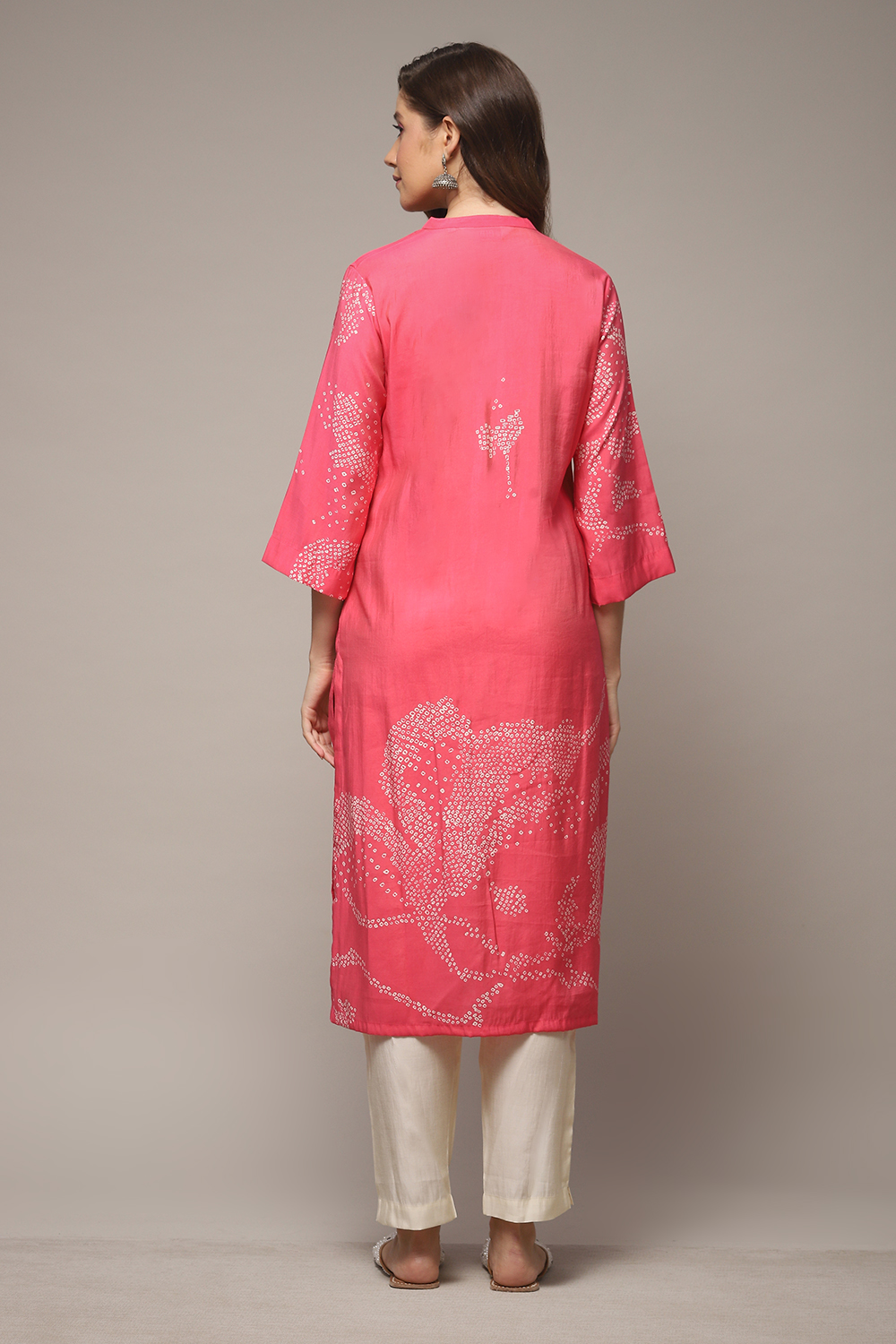 Fuschia Viscose Straight Printed 2 Piece Set image number 2