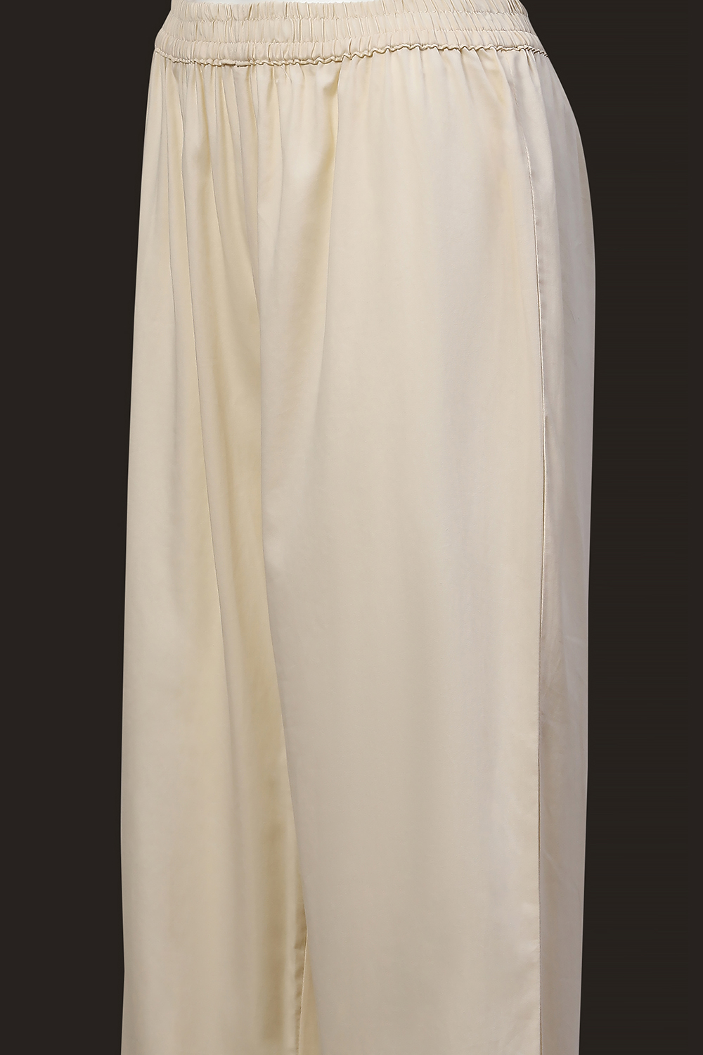 Off White Cotton Silk Anarkali Suit Set image number 2