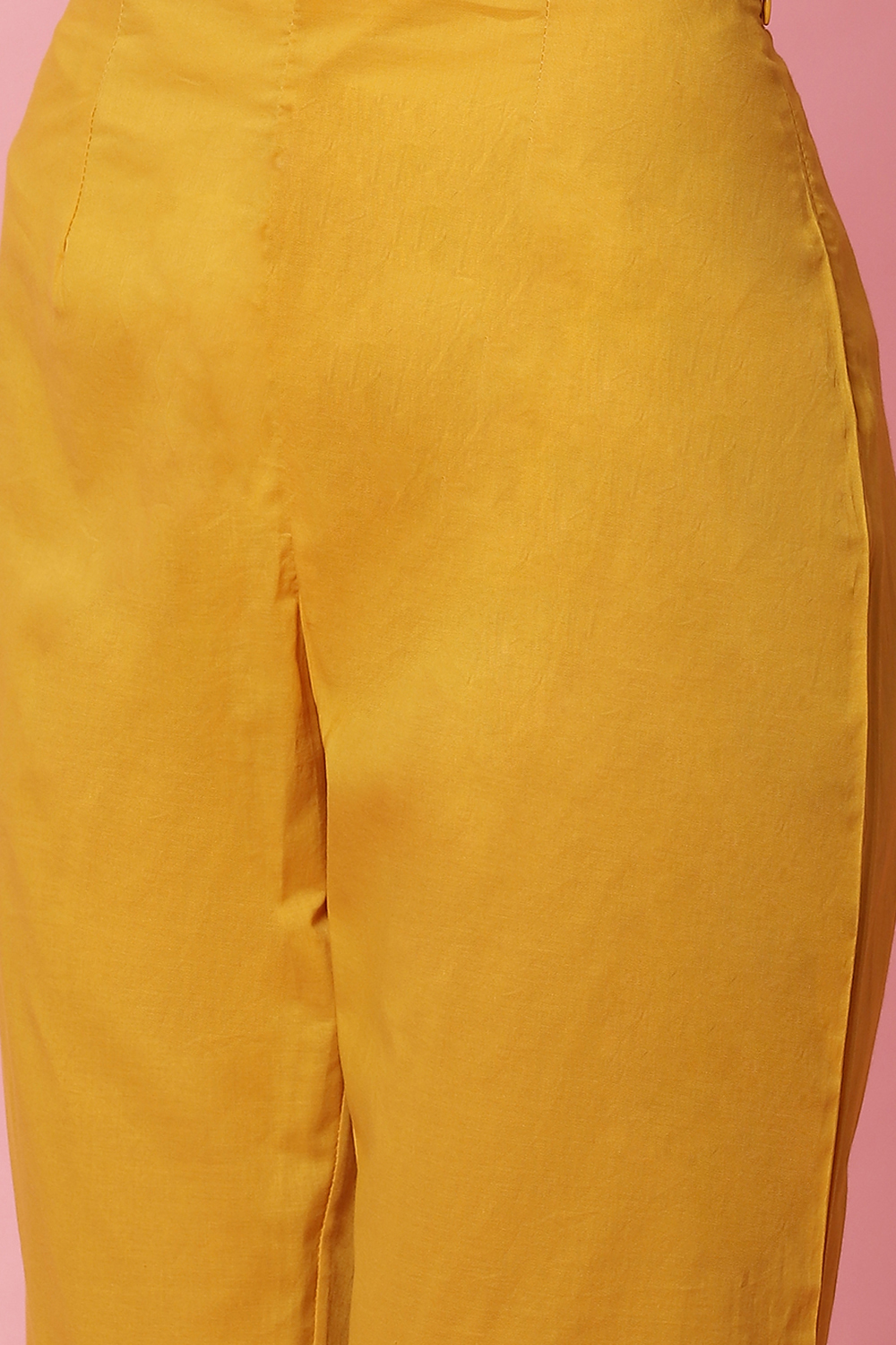 Sage Green Cotton Straight Kurta Slim Pant Suit Set image number 2