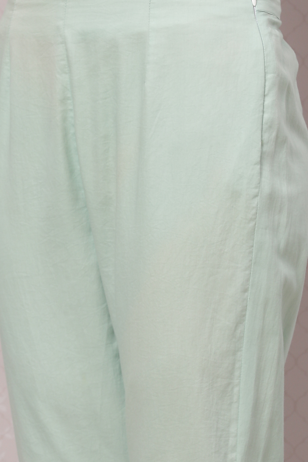 Blush Pink Poly Cotton Kaftan Set image number 3