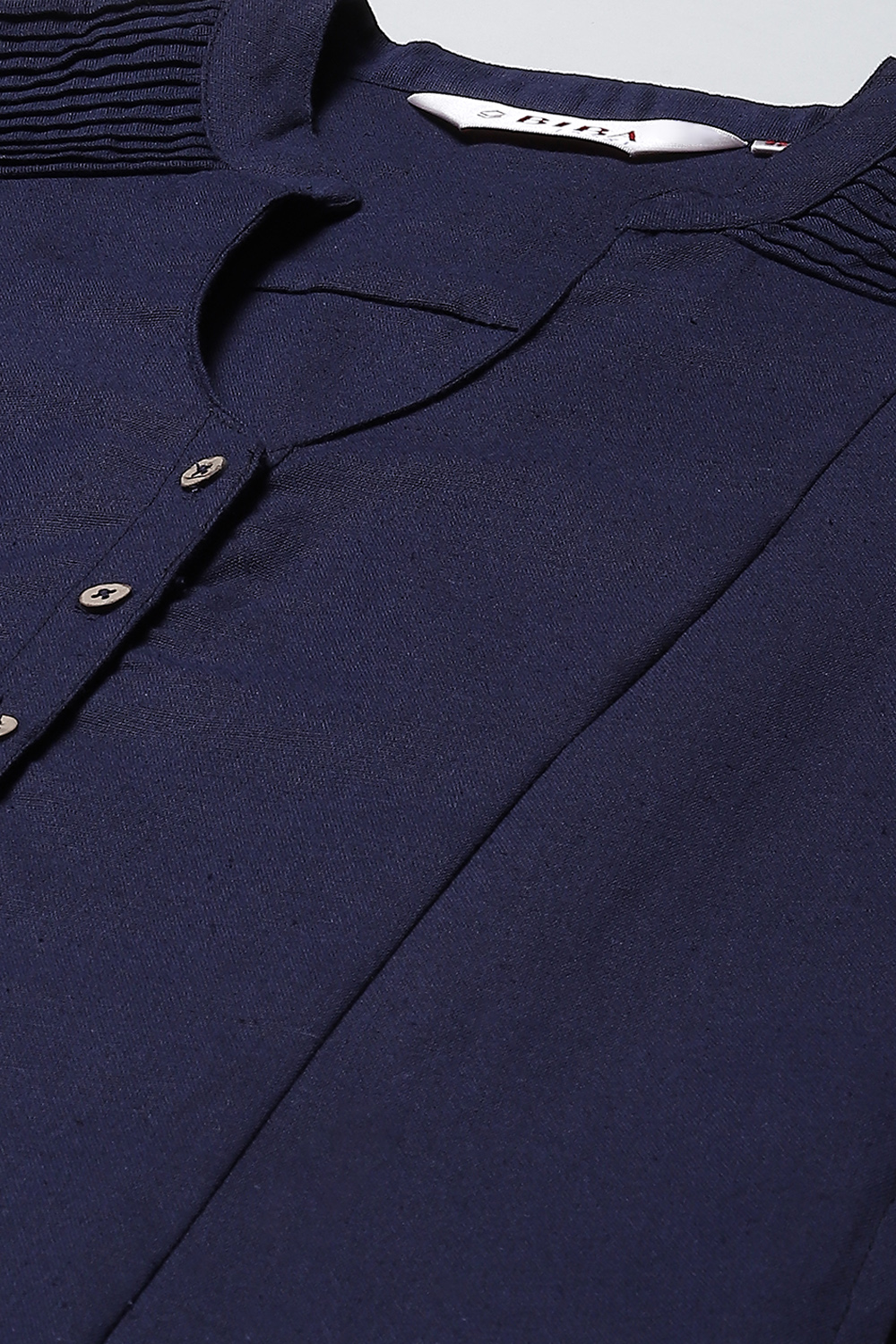 Red A-Line Solid Kurta image number 1