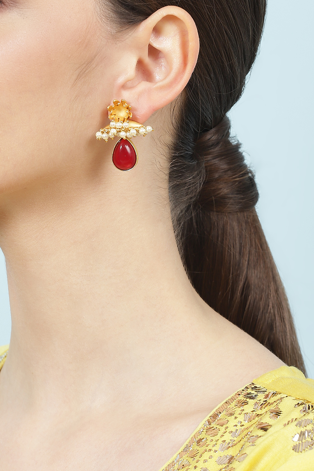 Red Earrings image number 1