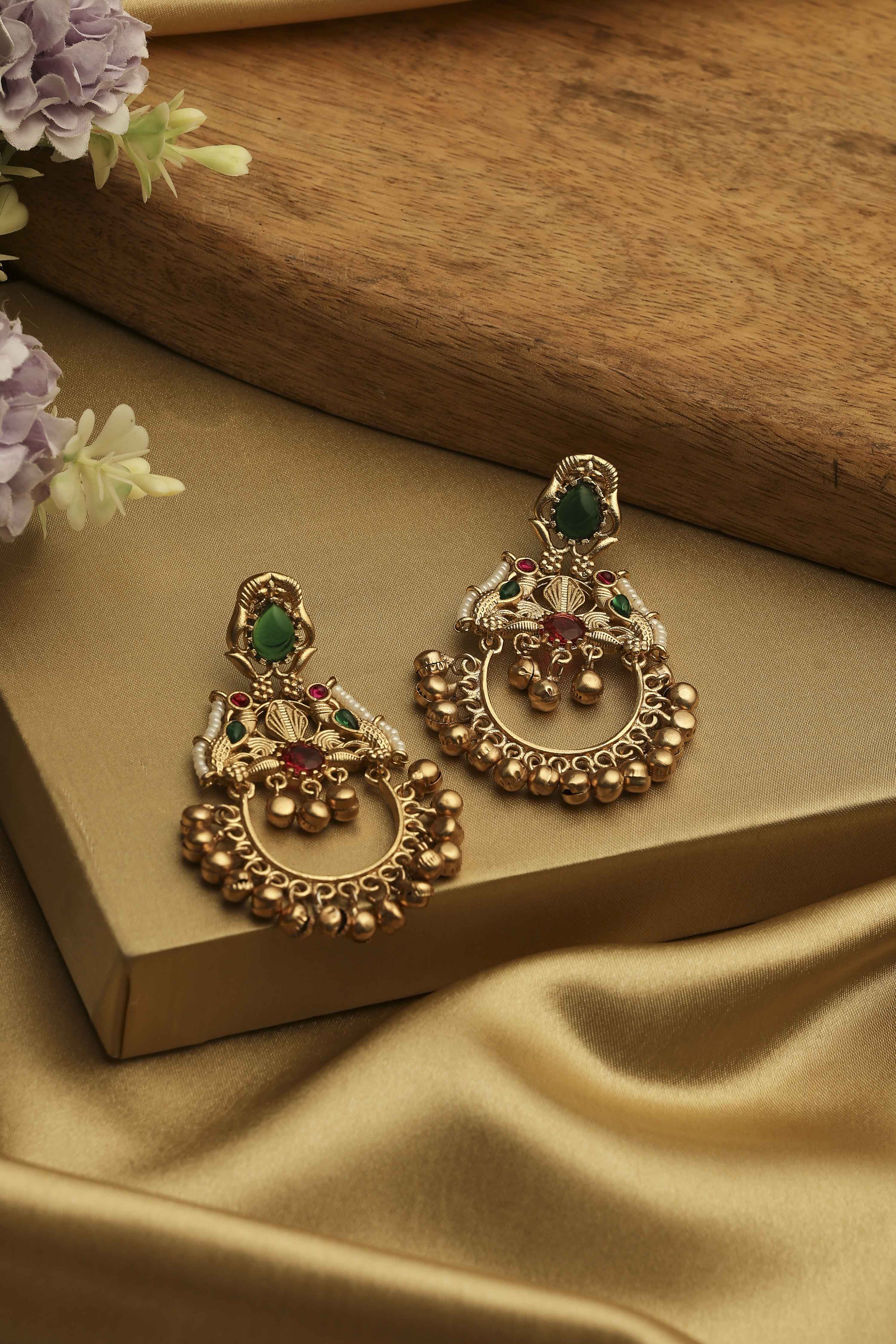 Multicolor Brass Drop & Danglers image number 0