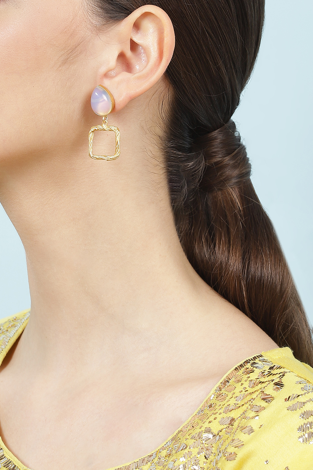 White Earrings image number 1