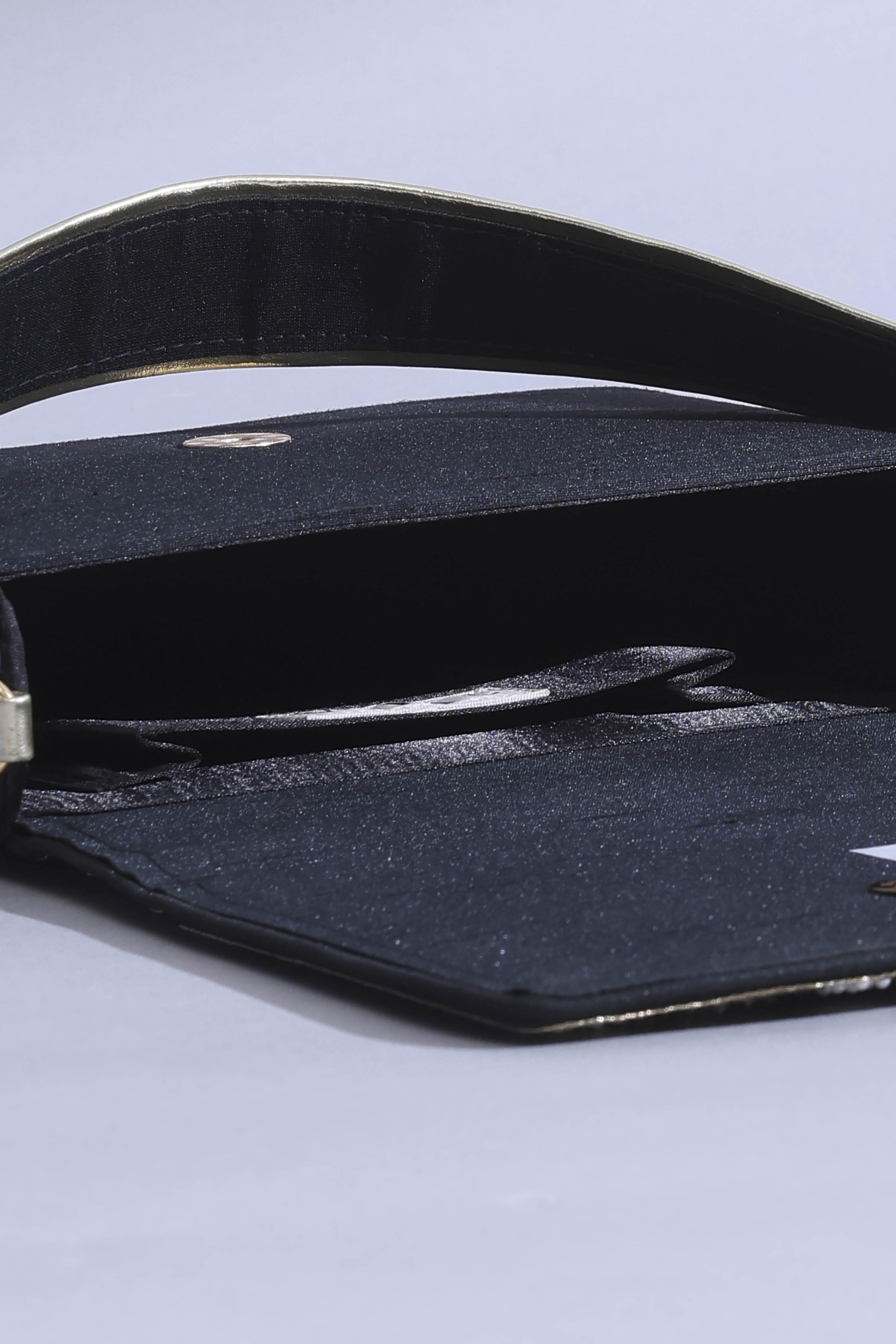 Black Polycotton Clutch image number 6