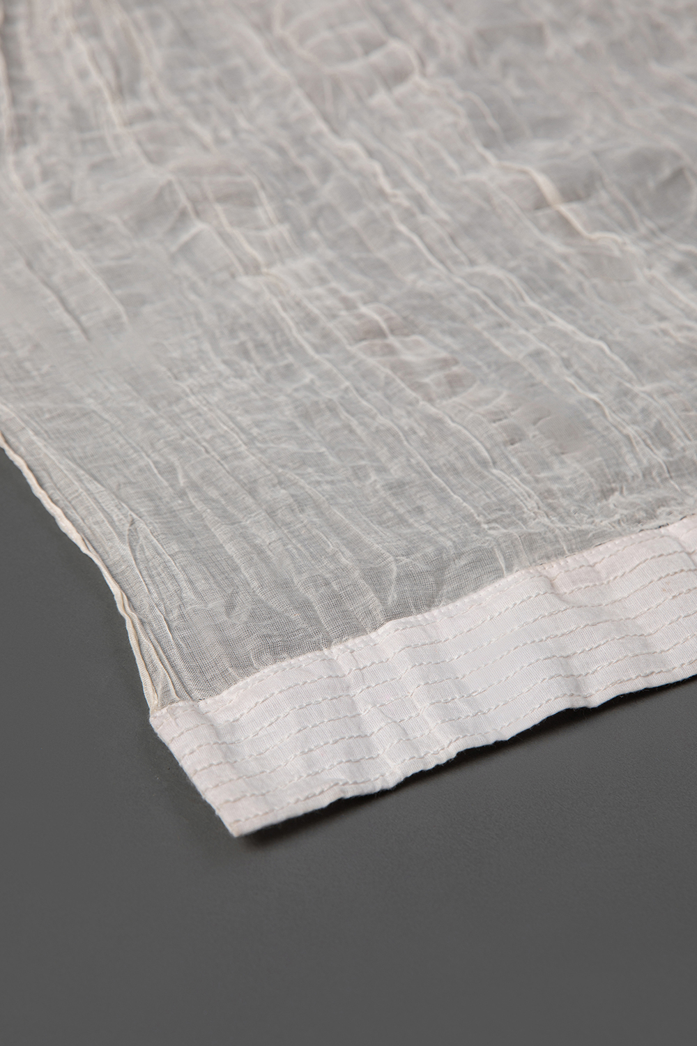 Ivory Cotton Silk Straight Printed Suit Set image number 3