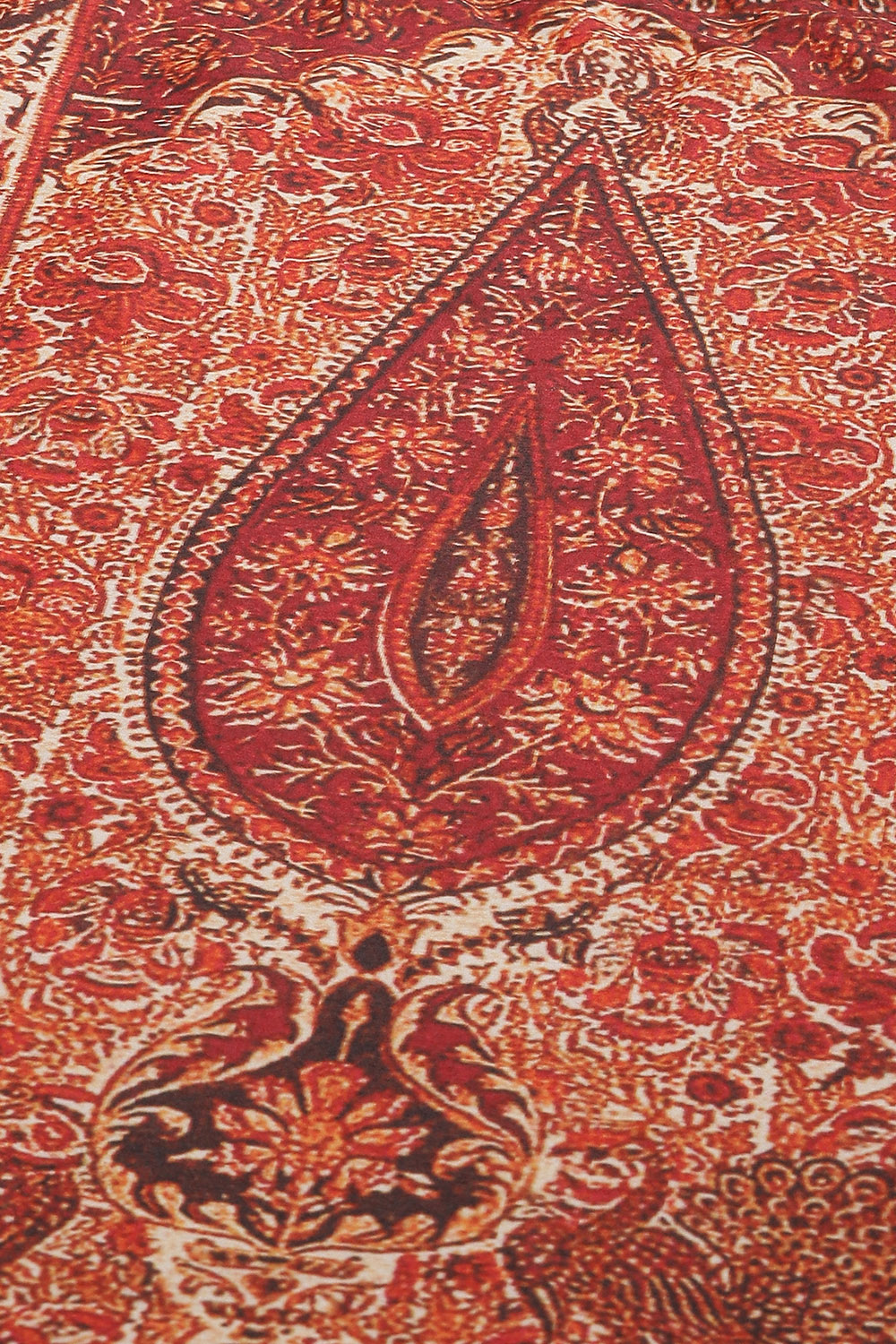 Brown Art Silk Kaftan Set image number 1