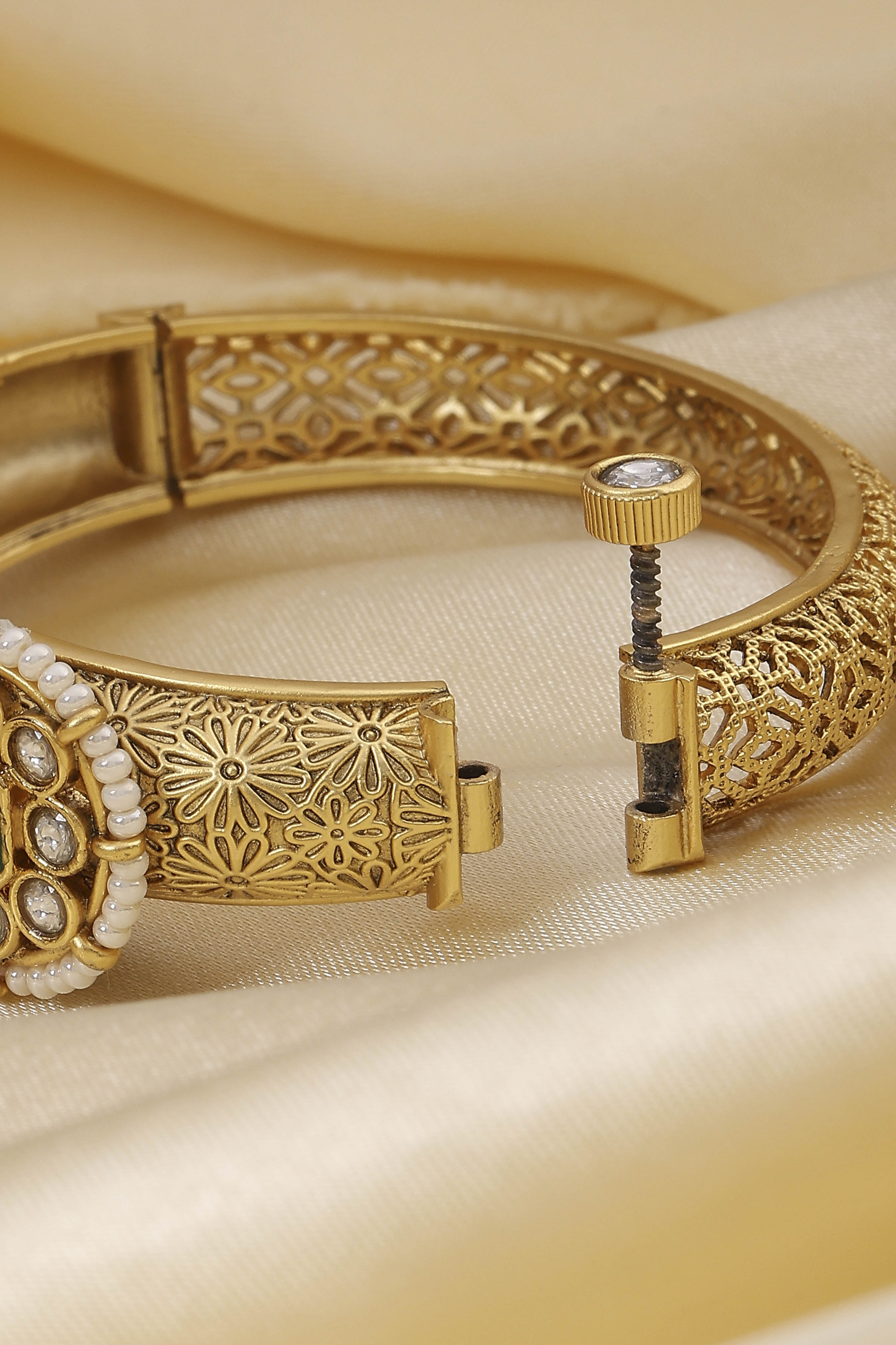 Gold Brass Bracelet image number 4