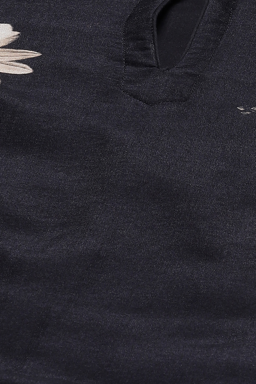 Black Silk & Cotton Straight Kurta Suit Set image number 1