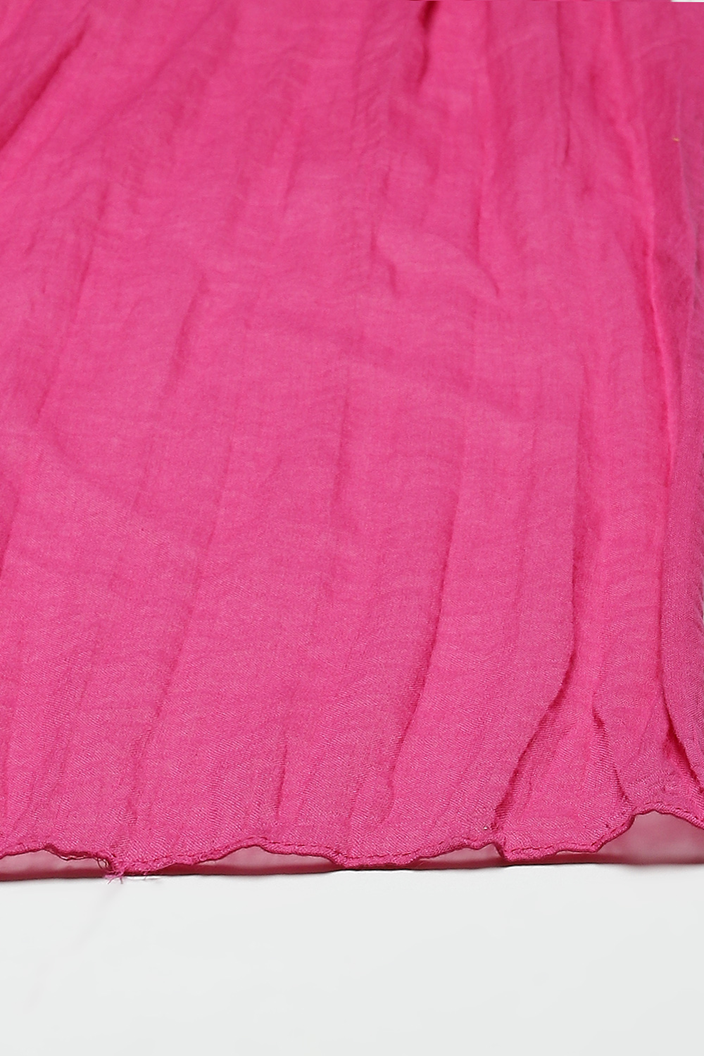 Pink Cotton Floral Printed Flared Festive Lehenga Set image number 2