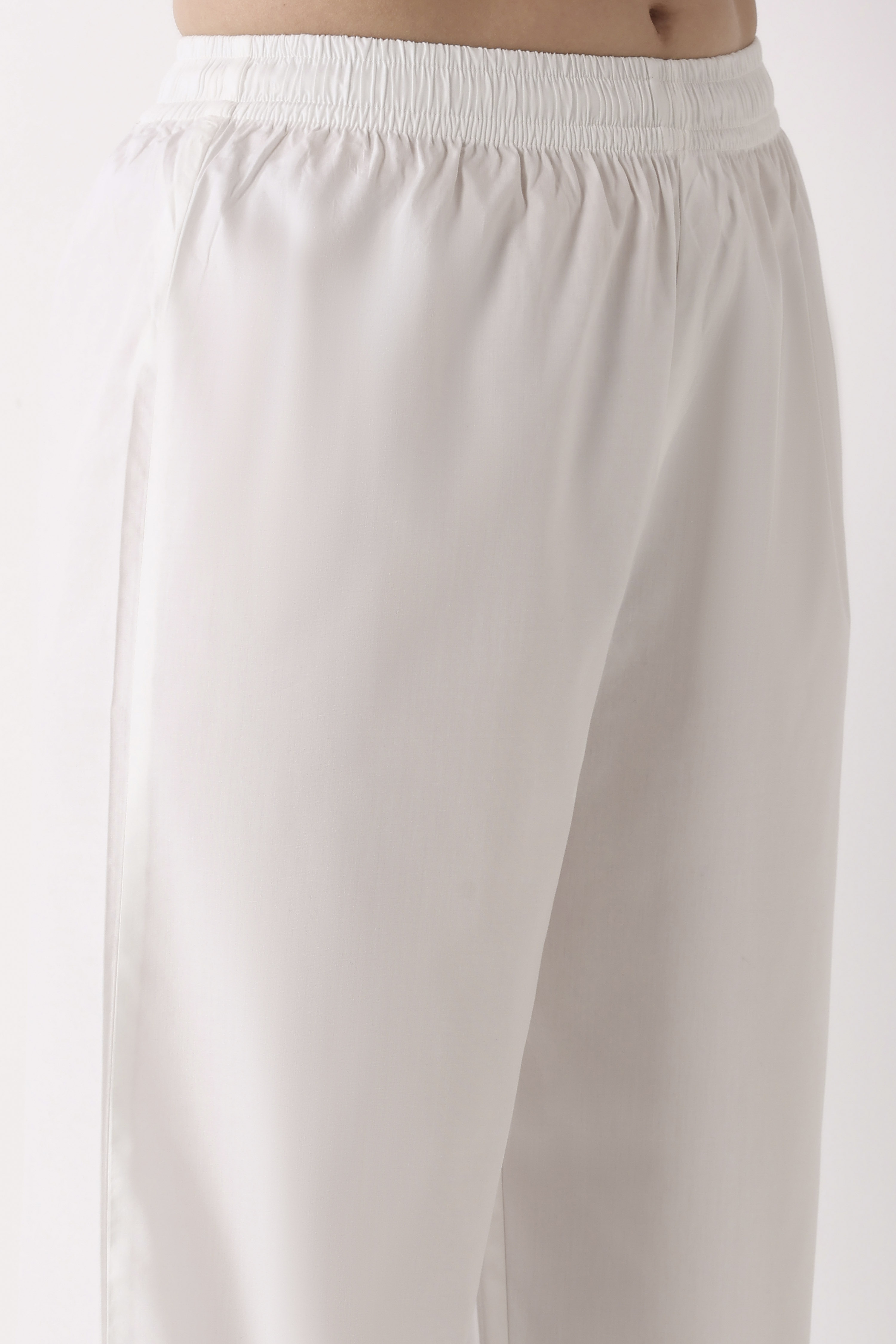 Light Beige Cotton Salwar Pants image number 1