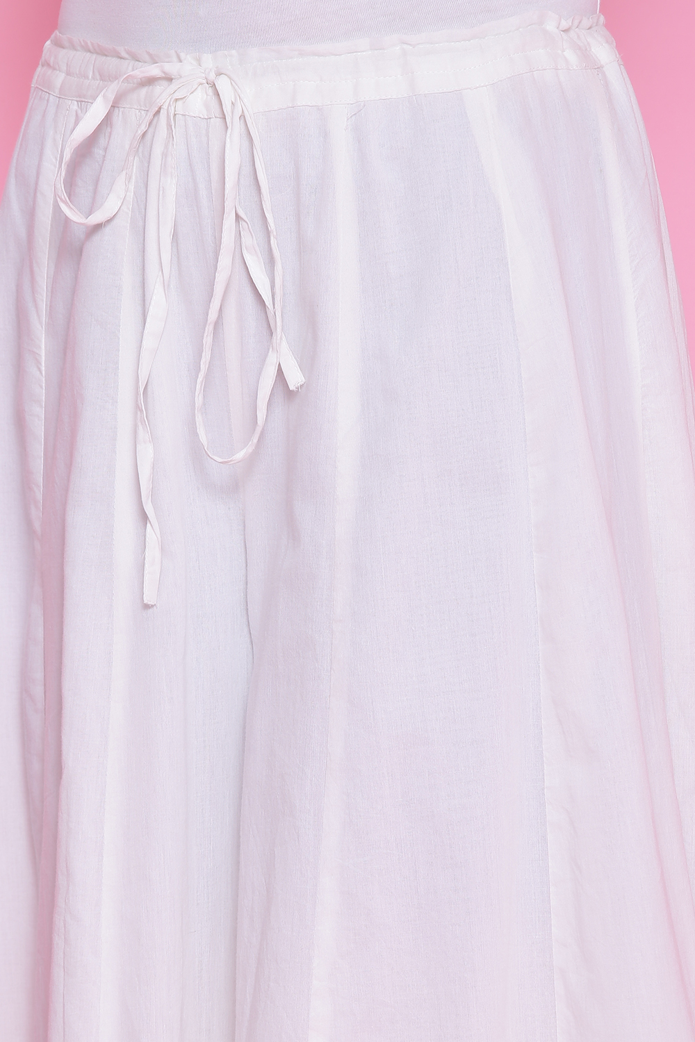 Off White Cotton Sharara image number 1