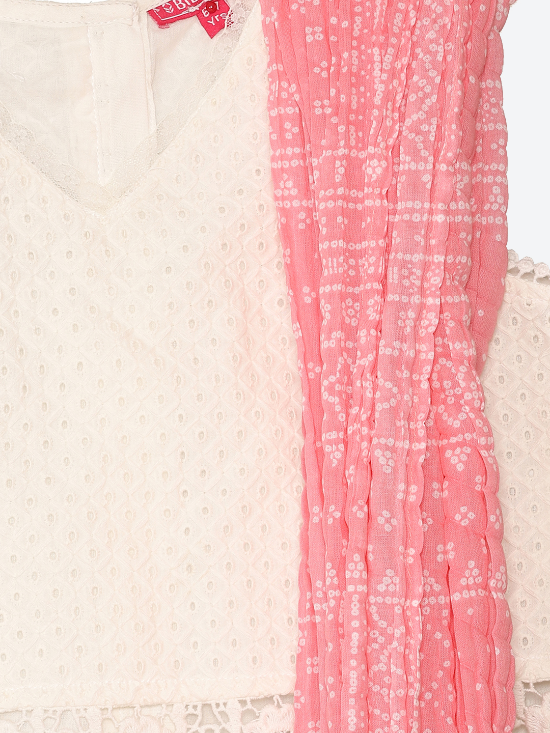Pink Cotton Lehenga Set image number 1