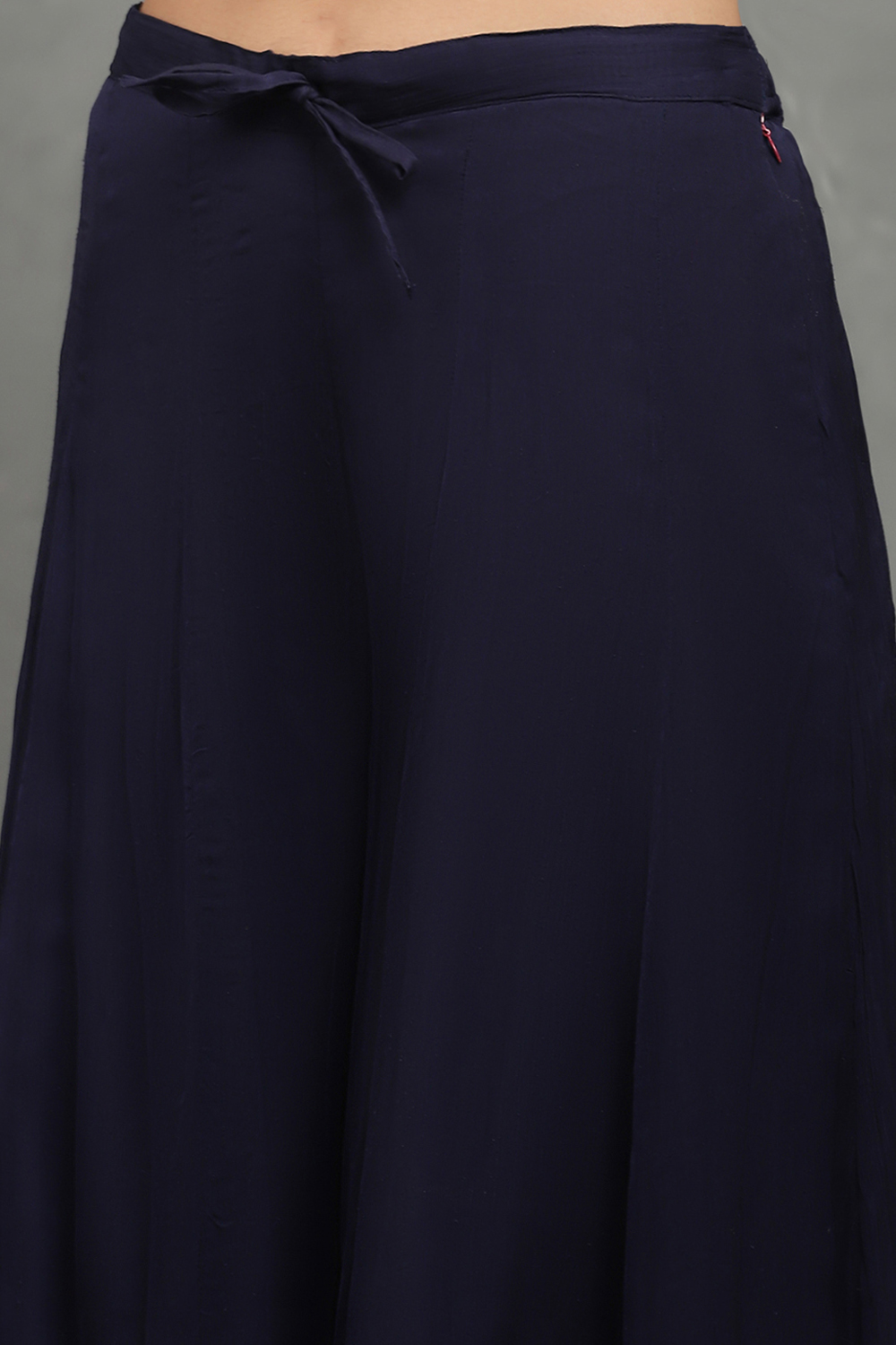 Rohit Bal Blue Silk Chanderi Floral Straight Suit Set image number 2