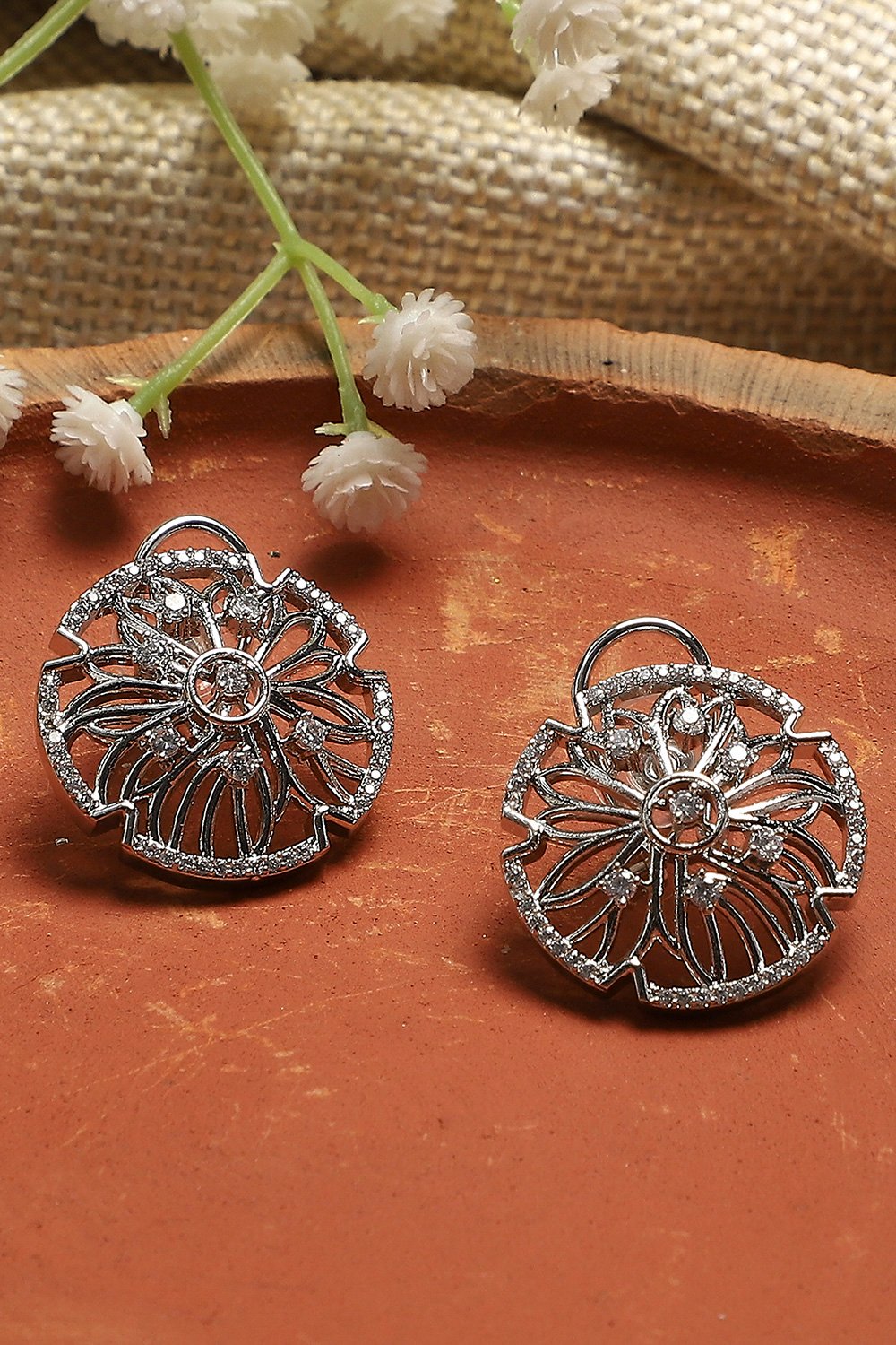White Alloy Studs image number 0