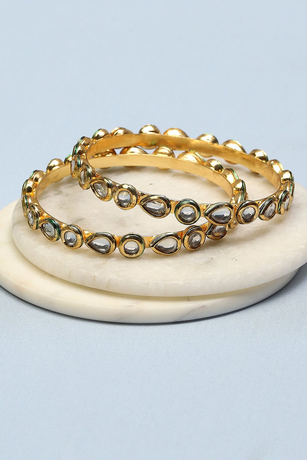 Gold Kundan Kade Festive Bangle image number 0