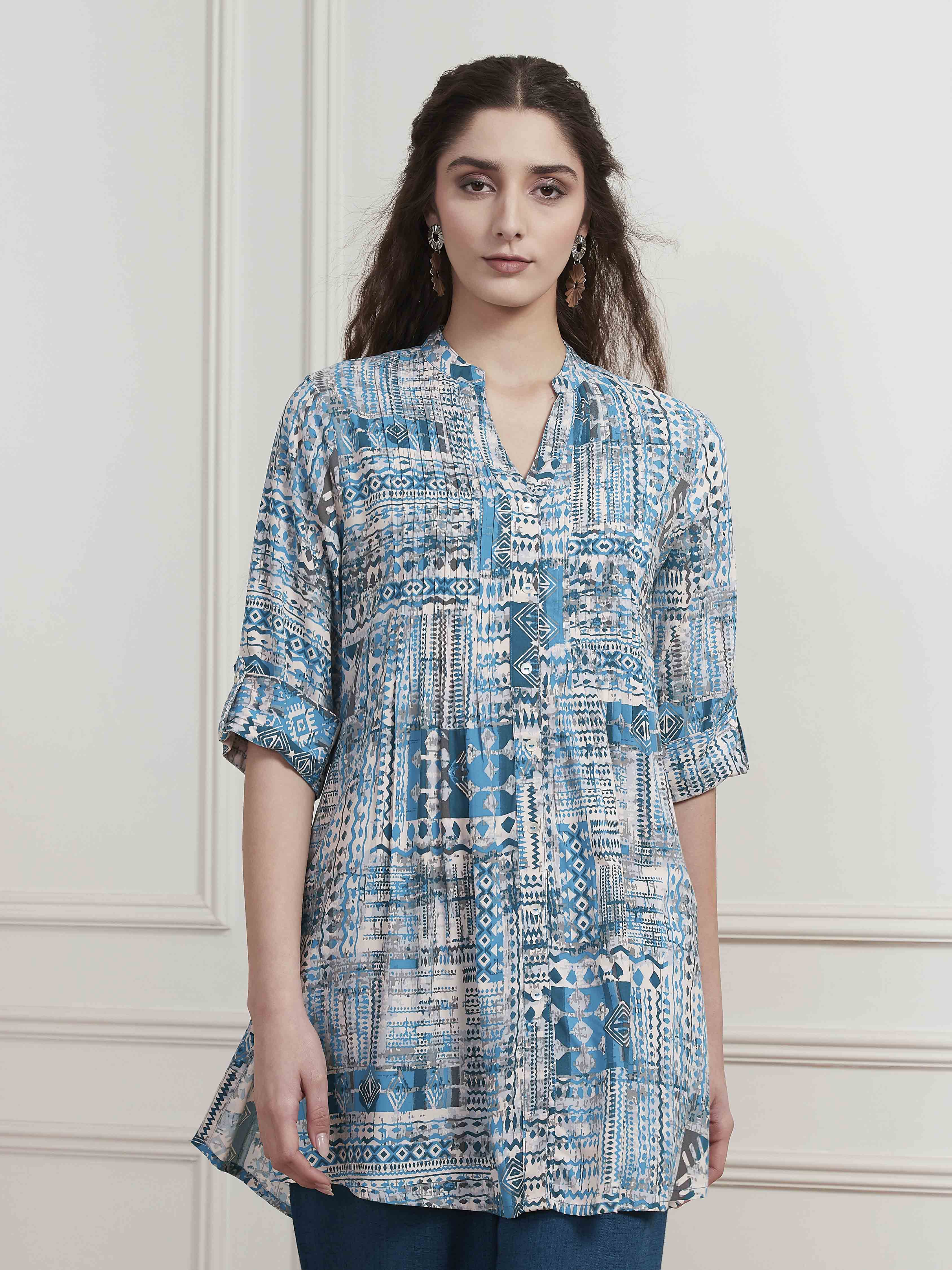 Mustard Viscose Rayon Straight Kurta image number 5
