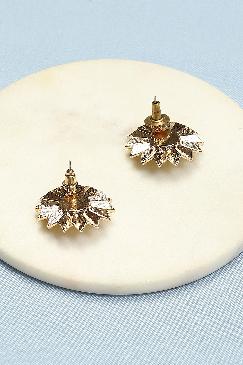 Turquoise Alloy Earrings image number 2