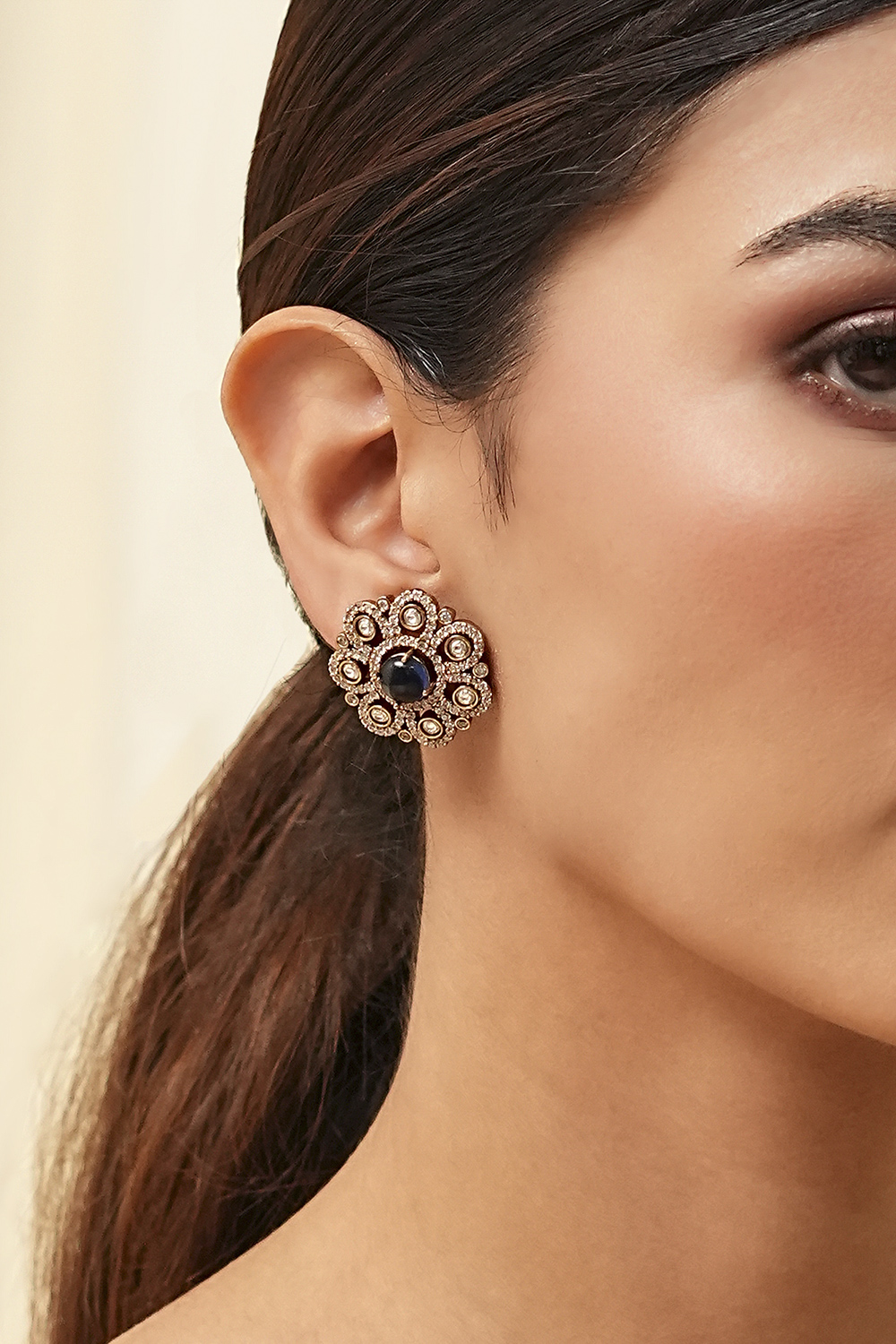 Navy Brass Studs image number 1