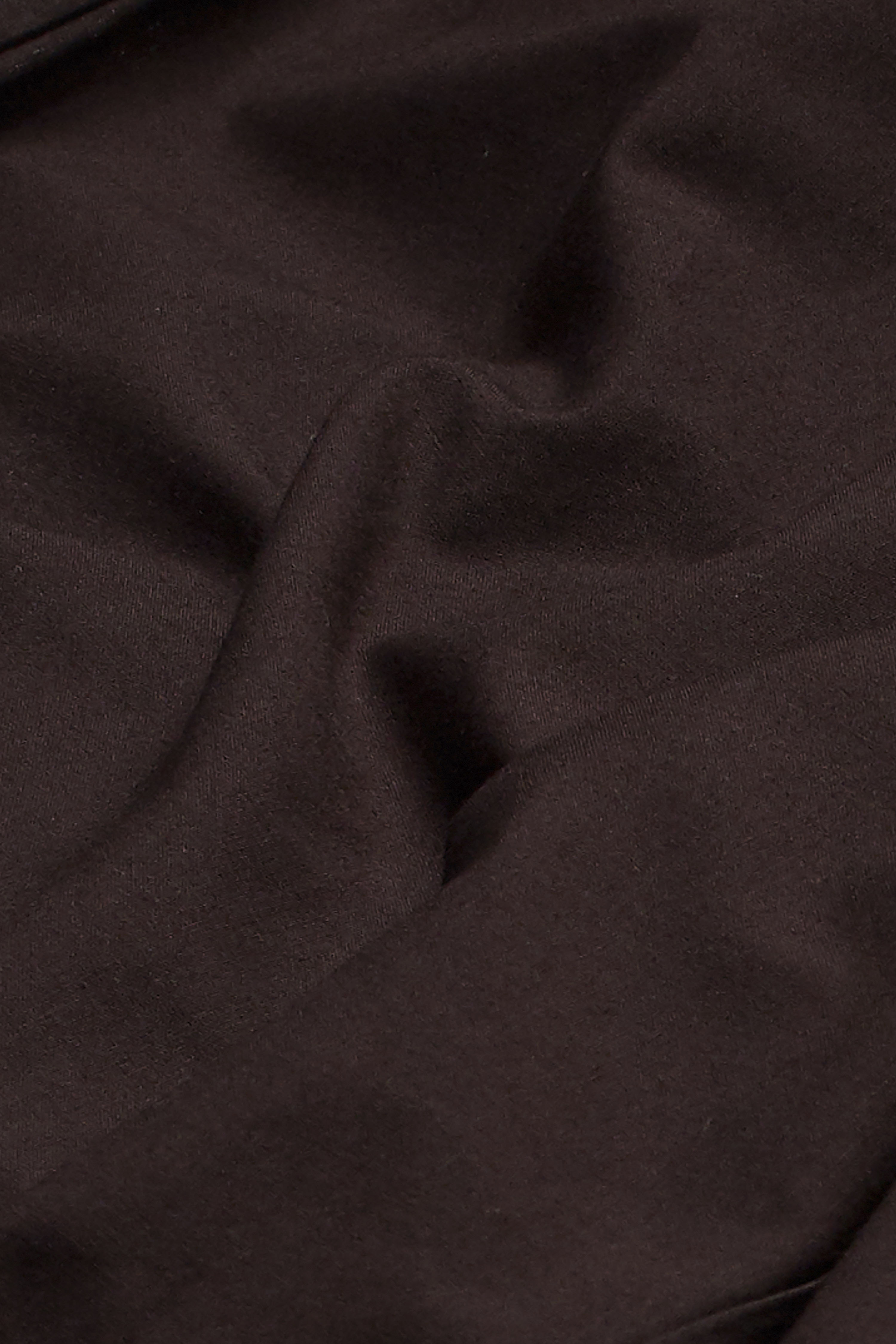Chocolate Cotton Straight Palazzos image number 2