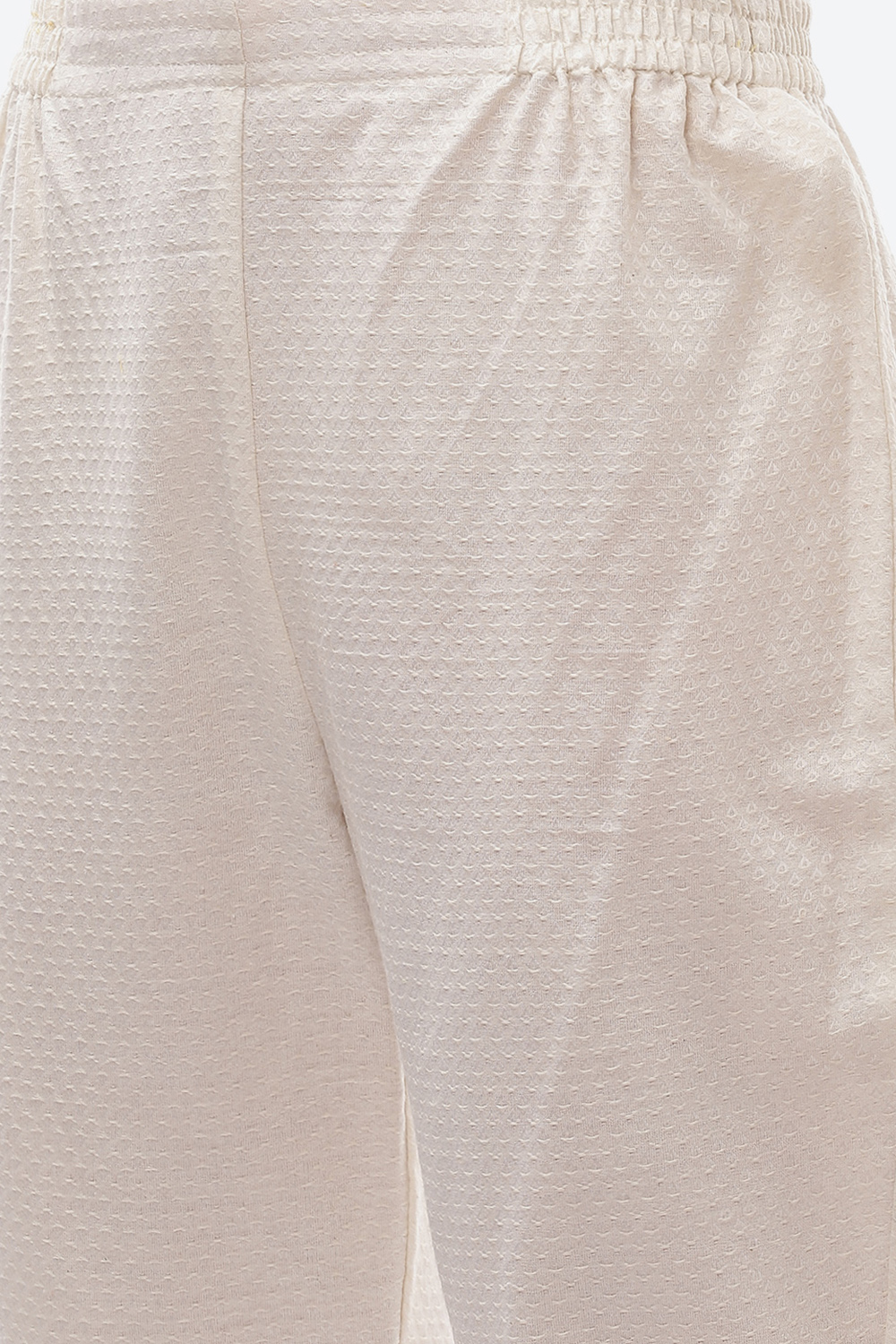 Yellow Cotton Unstitched Suit Set image number 2